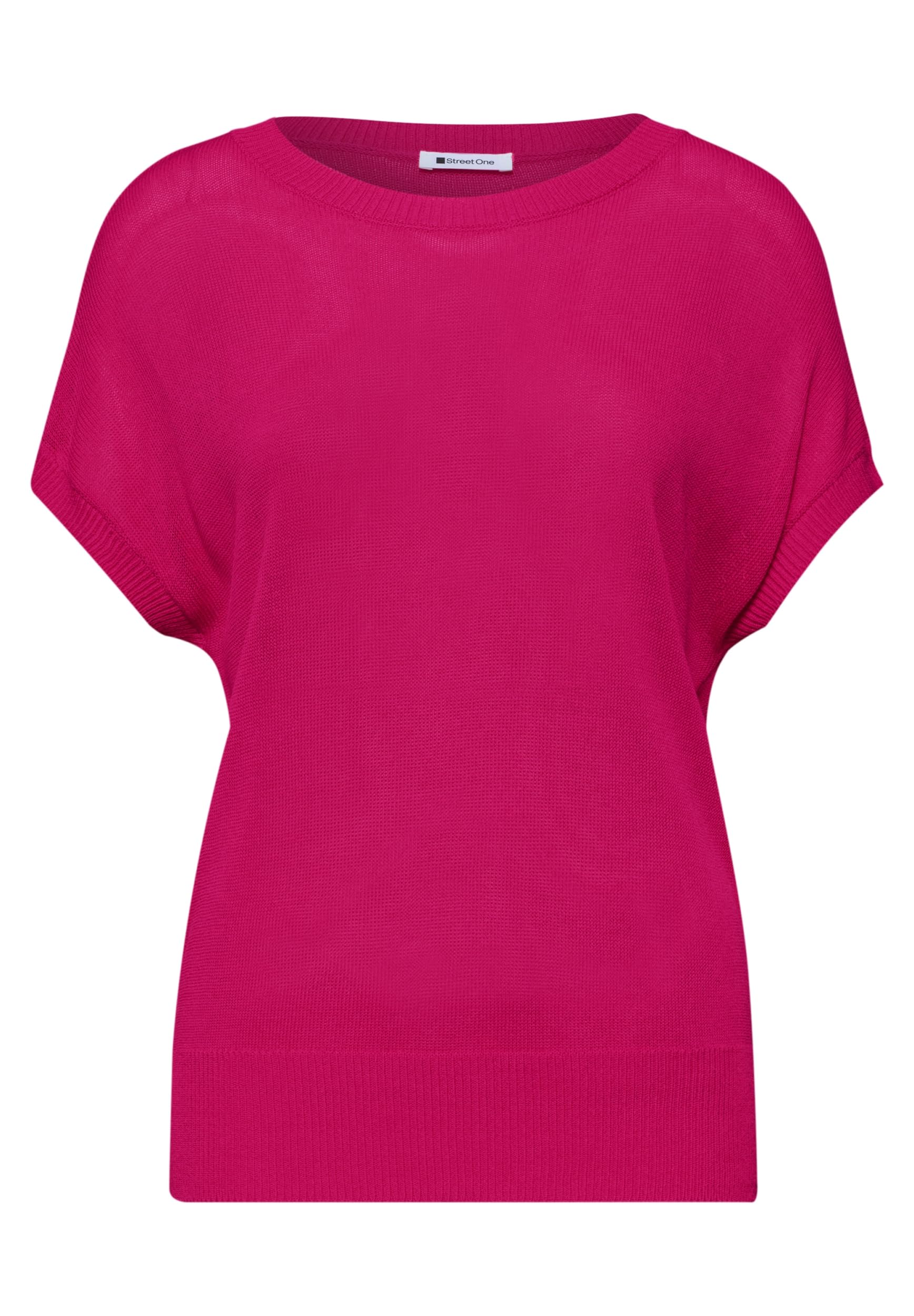Street One Damen Pullover mit U-Boot-Ausschnitt