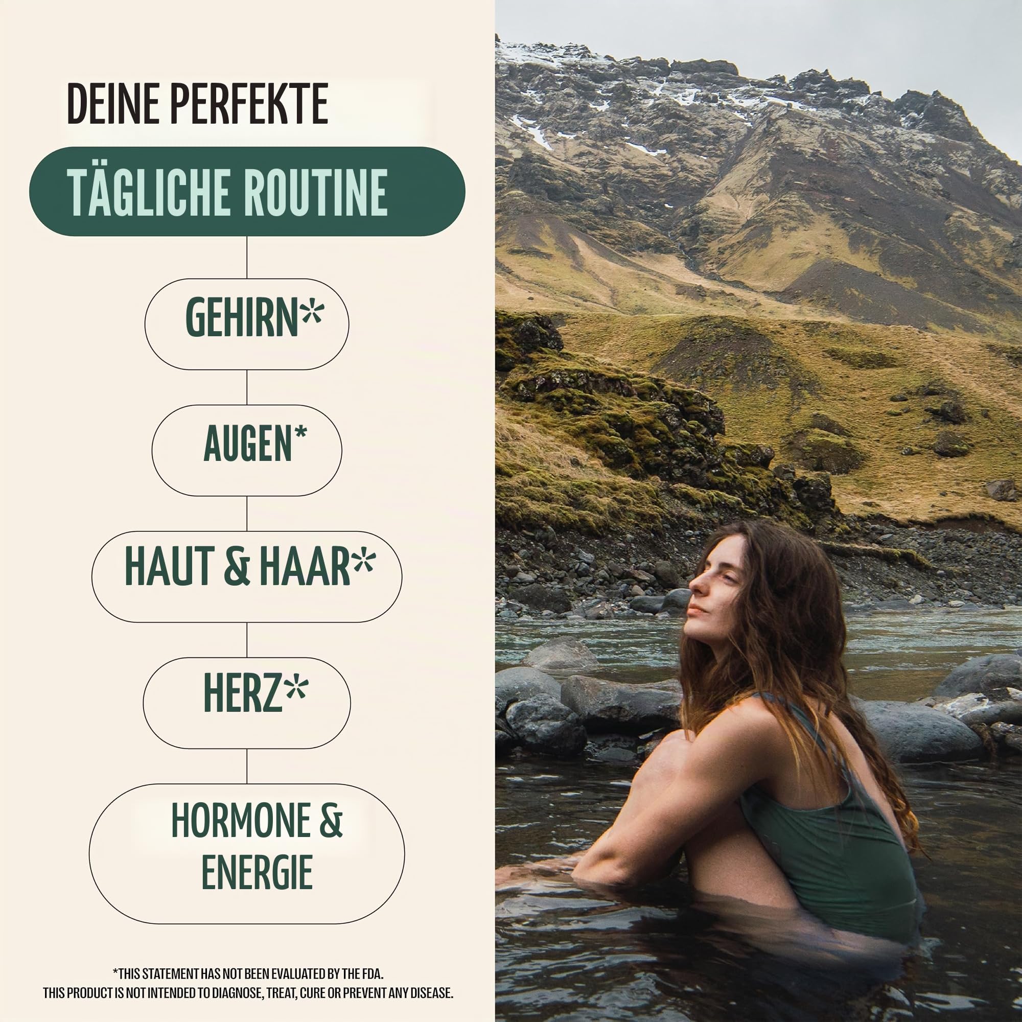 Orlo DHA - veganes Omega-3-Nahrungsergänzungsmittel - dreifache Omega-3-Wirkung - pflanzliche DHA & EPA Omega-3-Algenöl-Fettsäuren - Fischöl-Alternative (60 mini Weichkapseln)
