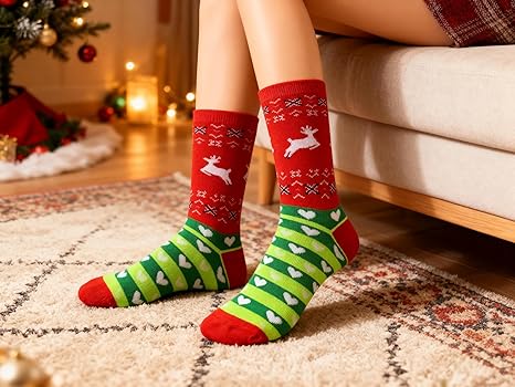 Amazon.com: Kiddokids 12 Pairs Christmas Socks Bulk for Family, Unisex Soft Cotton Crew Socks, Fun Xmas Holiday Designs, Colorful Winter Gifts & Stocking Stuffers for Men Women Teens : Clothing, Shoes & Amazon.com: Kiddokids 12 Pairs Christmas Socks Bulk for Family, Unisex Soft Cotton Crew Socks, Fun Xmas Holiday Designs, Colorful Winter Gifts & Stocking Stuffers for Men Women Teens : Clothing, Shoes &