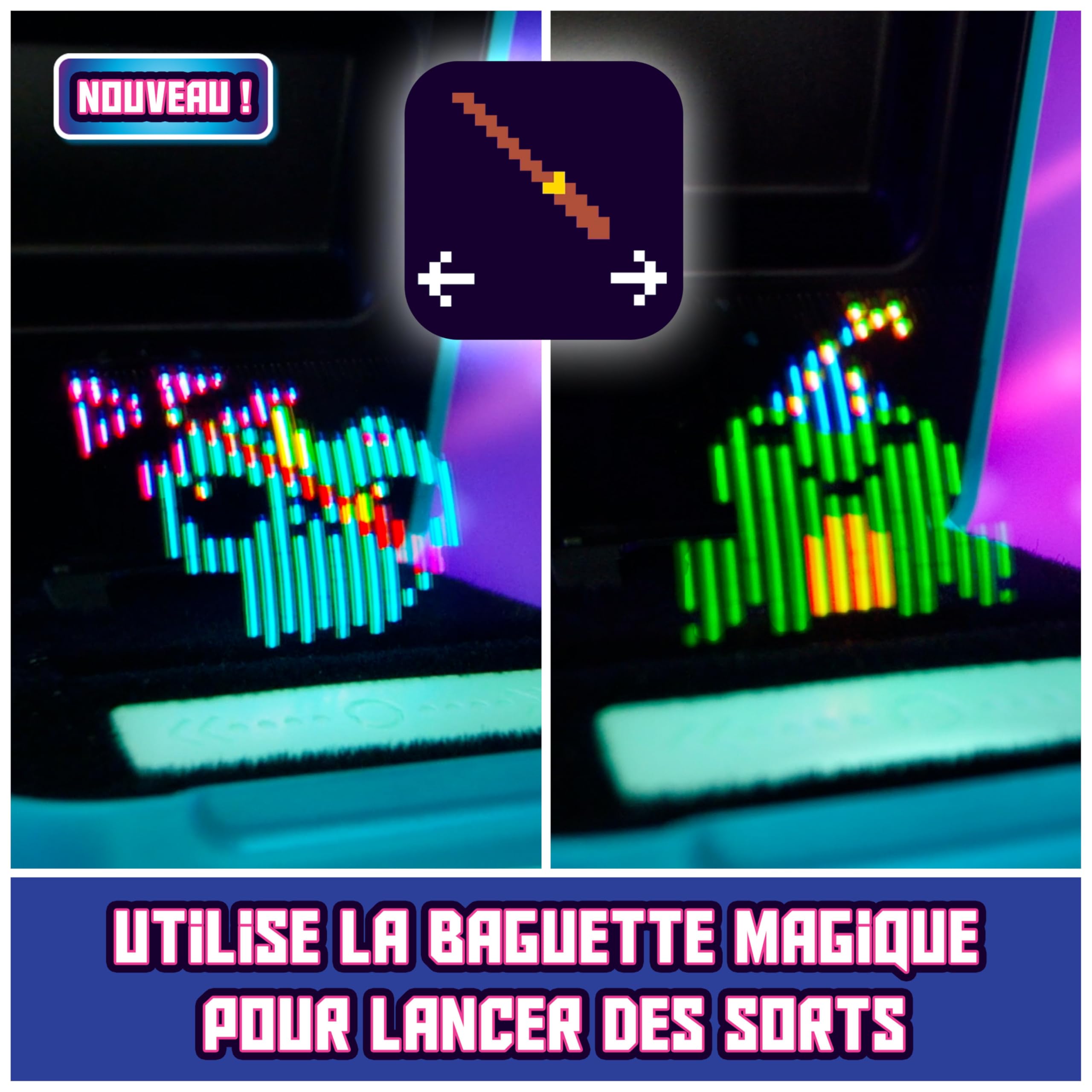 Bitzee Magicals - Mon Animal Interactif Bitzee - Animal Digital 3D Que Vous Pouvez Vraiment Toucher - Boîtier Electronique 20 Animaux Interactifs - Sons Réactions Et Jeux - Jeu pour Enfant 5 et +
