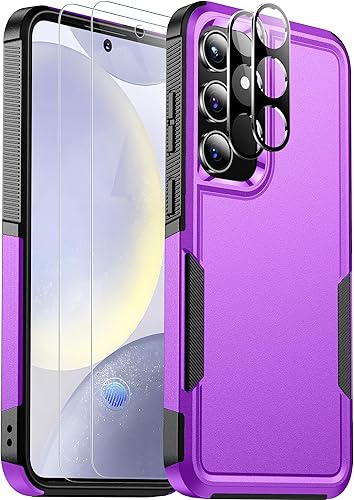 SPIDERCASE Funda diseñada para Samsung Galaxy S24 Plus, protección contra caídas de grado militar de 10 pies, resistente a prueba de golpes, para