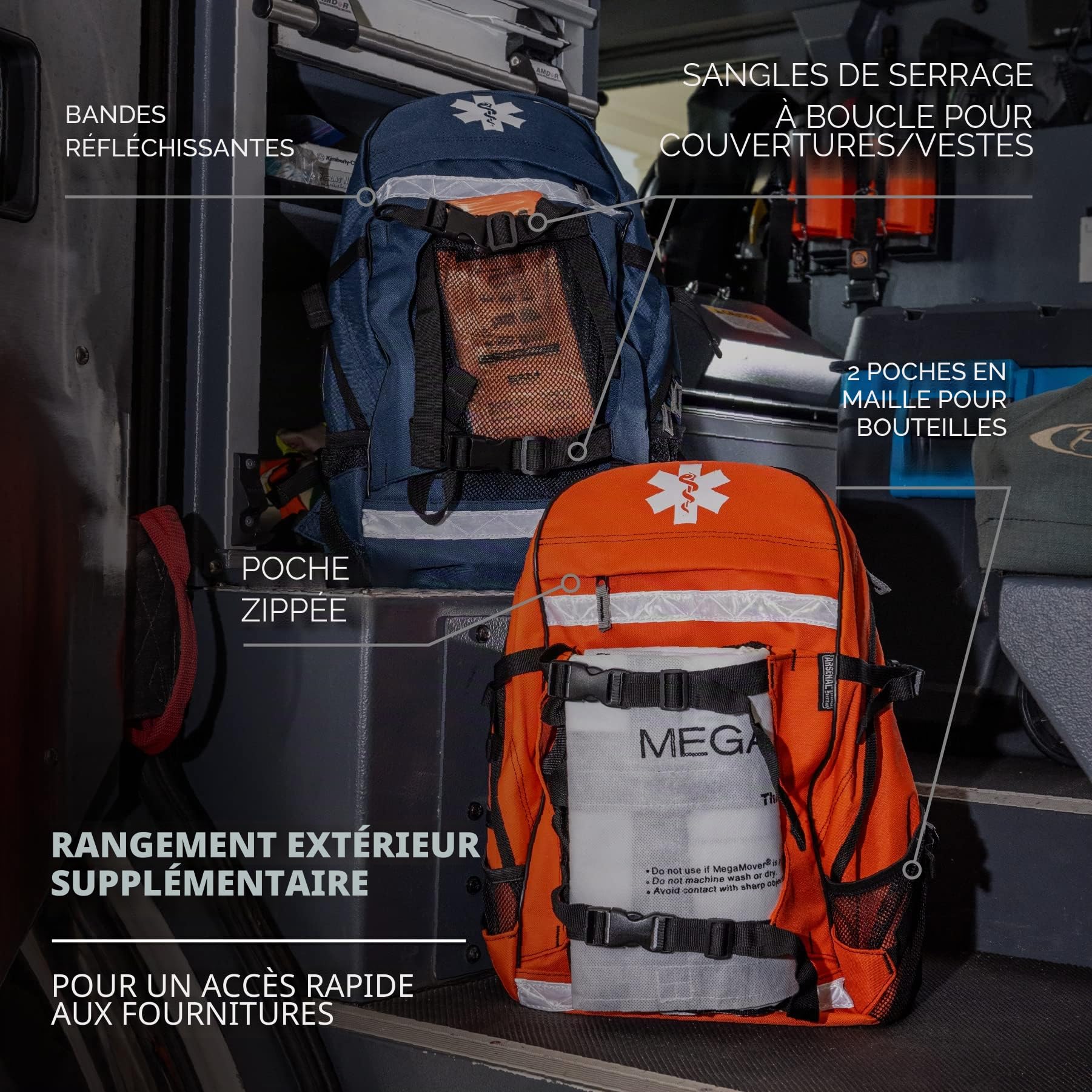 Arsenal 13487 Trousse médicale sac à dos