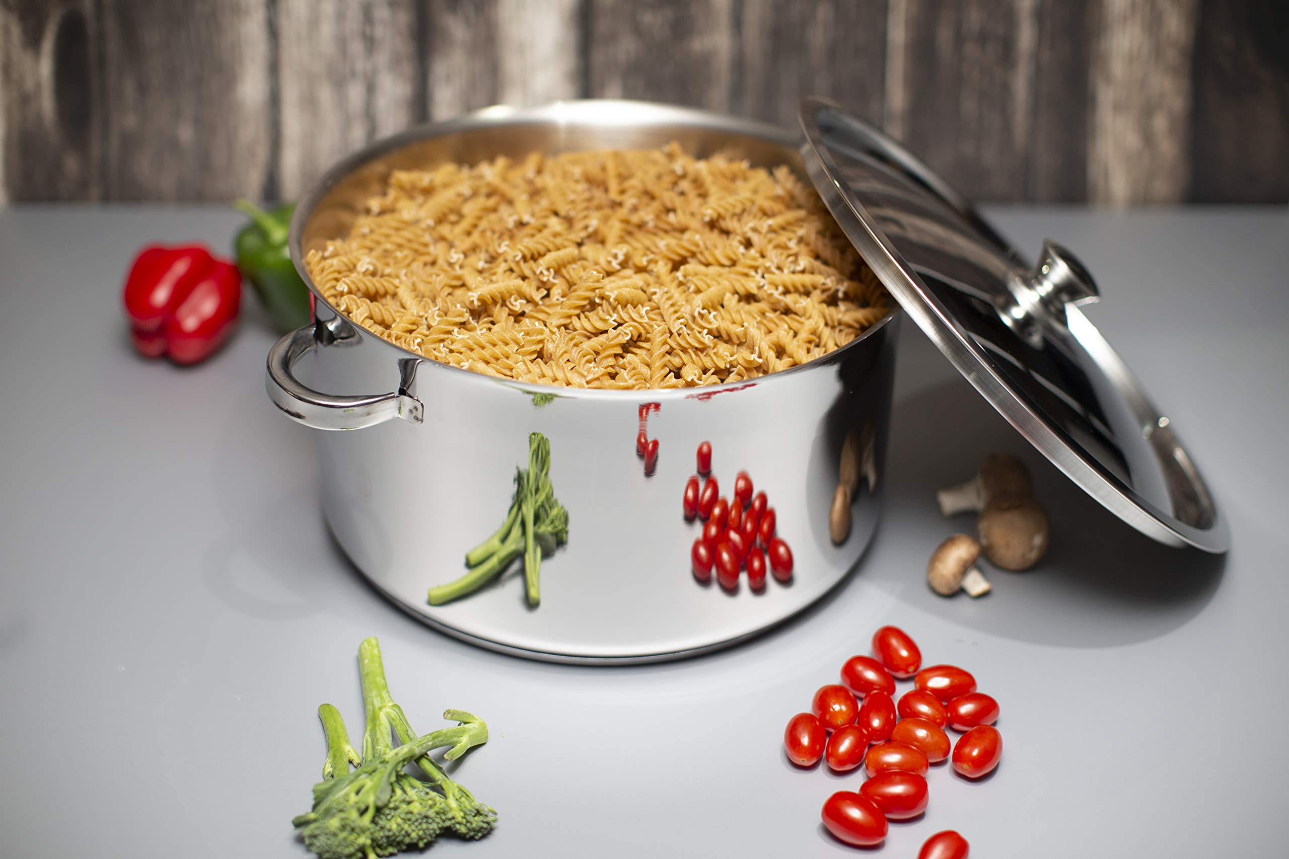 Amazon.co.jp: Zinel ステンレススチール キャセロールパン ステンレス