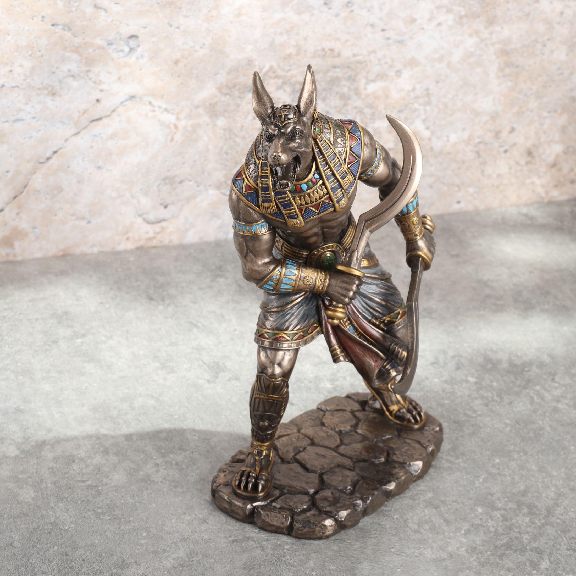 エジプト ファイアンスアミュレット アヌビス Amazon.co.jp: Veronese Design 8 7/8インチ エジプト神アヌビス 二重