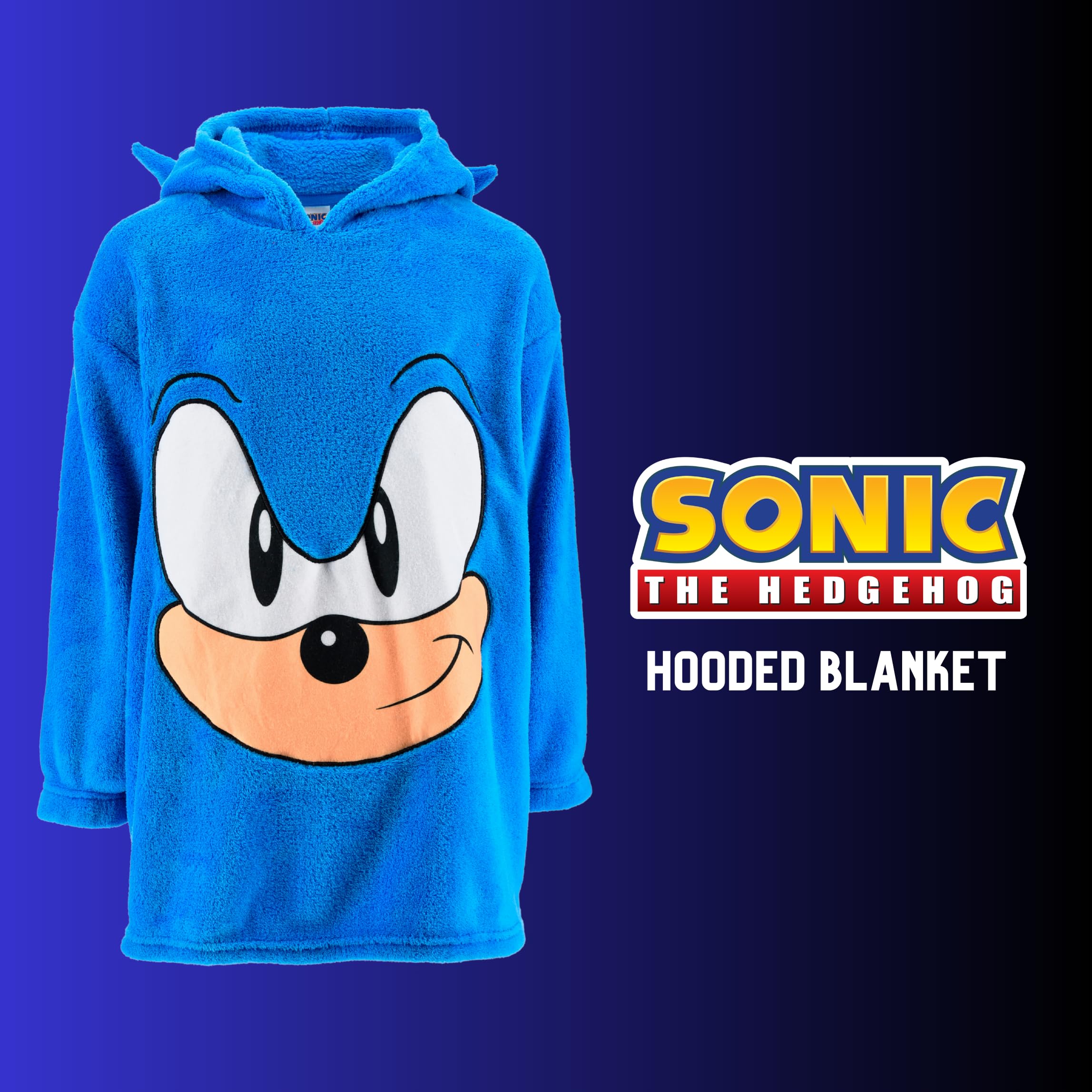 Sonic The Hedgehog Sudadera Manta con Capucha Diseño 3D Tallas 3-8 Años