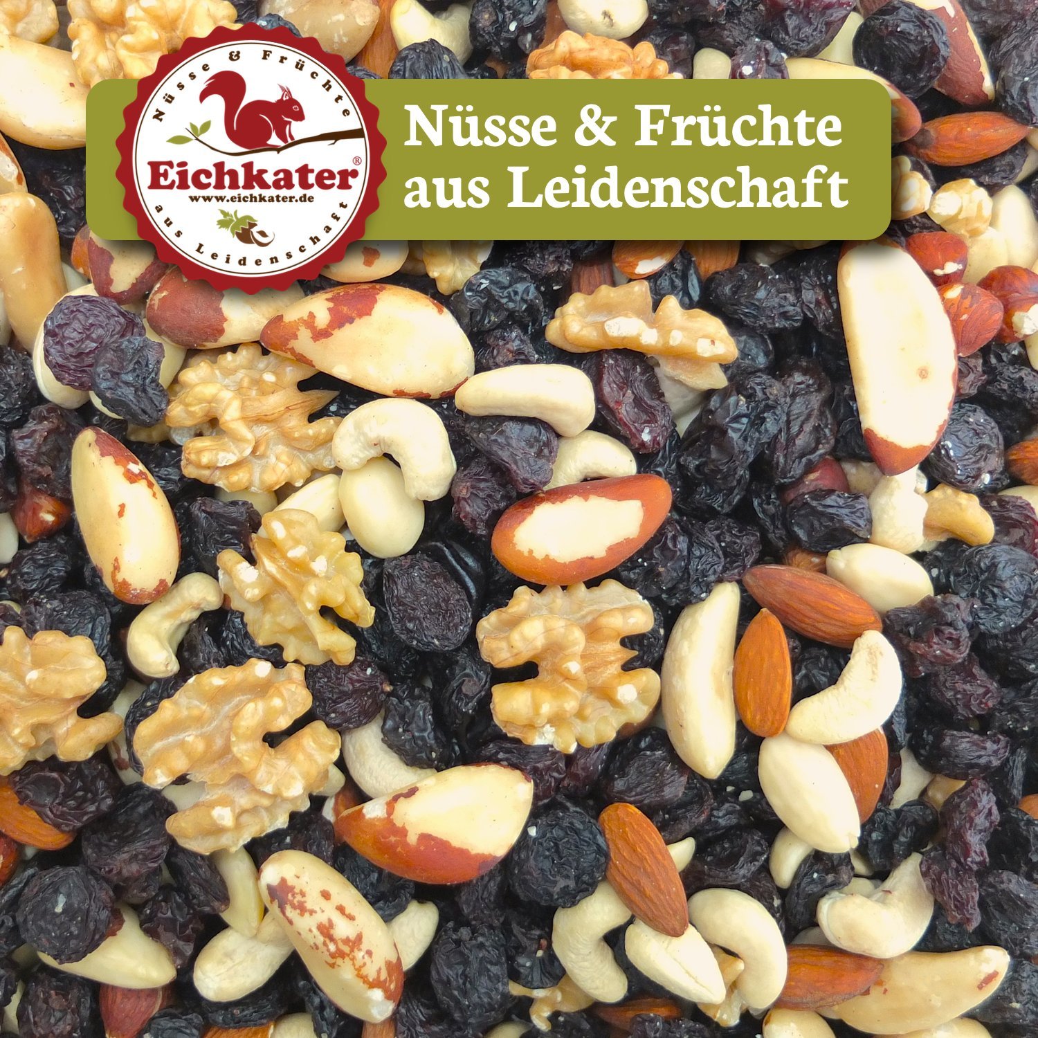 Eichkater Studentenfutter Classic-Mix 4er-Pack (4x1000g)