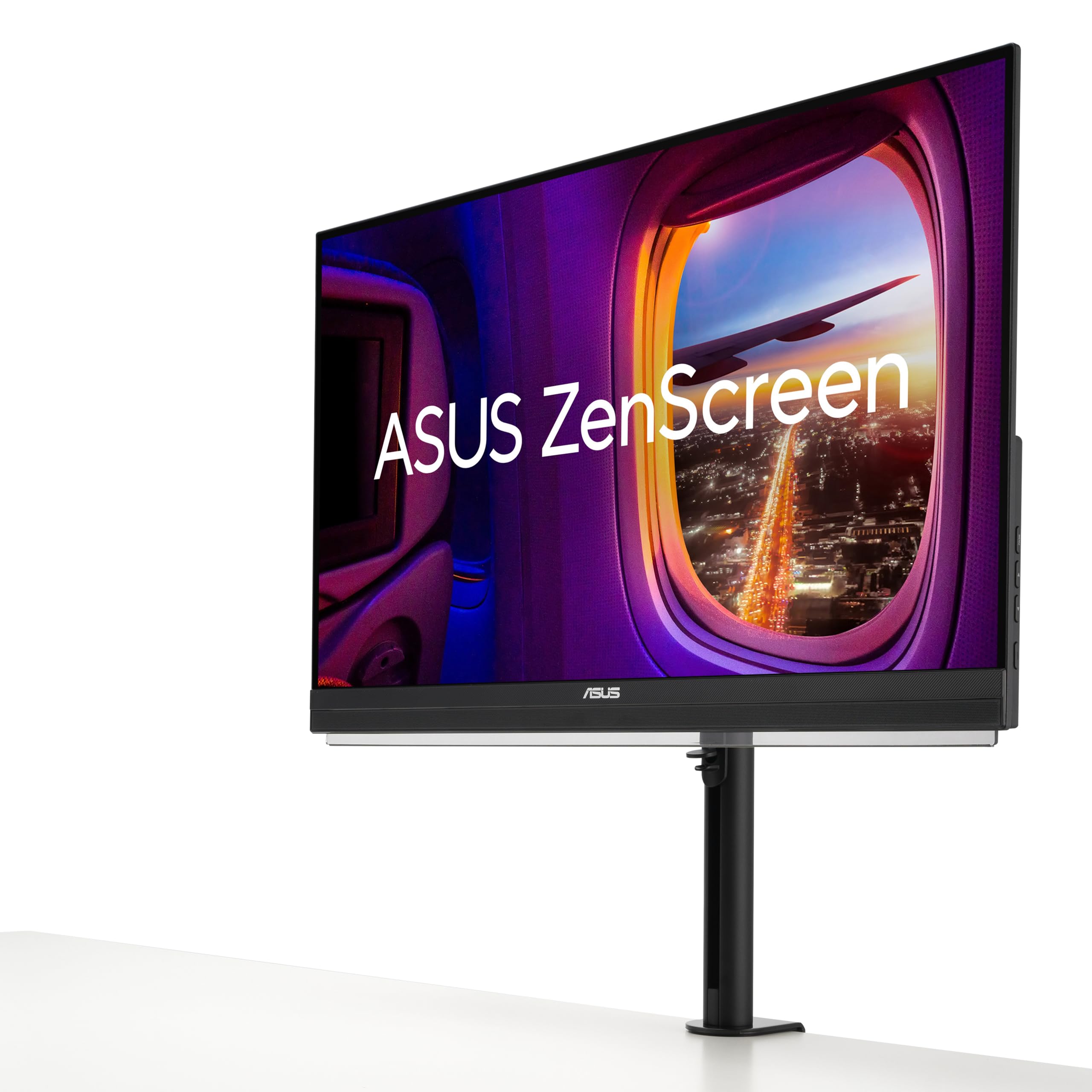 ASUS ZenScreen MB27ACF - 27 Zoll tragbarer USB Monitor - WQHD 2560x1440, USB Typ-C 70 Watt, HDMI, Autorotation, Kickstand, Adaptive-Sync - 100 Hz IPS Panel, 16:9, entspiegelt, Lautsprecher - 4