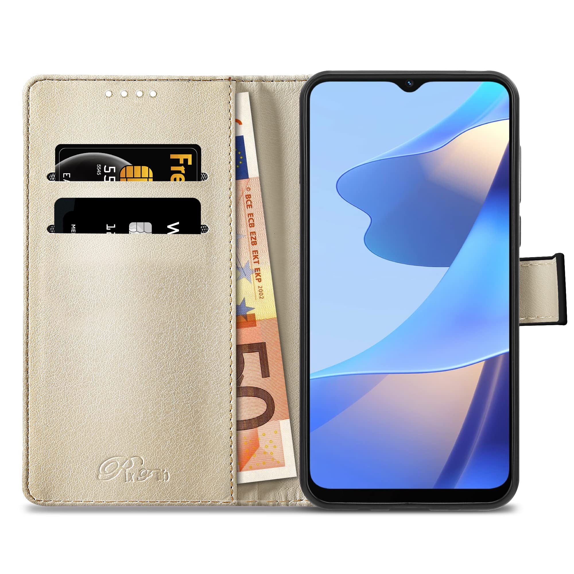 PIXFAB Per Oppo A16S OPPO A54S Custodia, Custodia Antiurto Anello