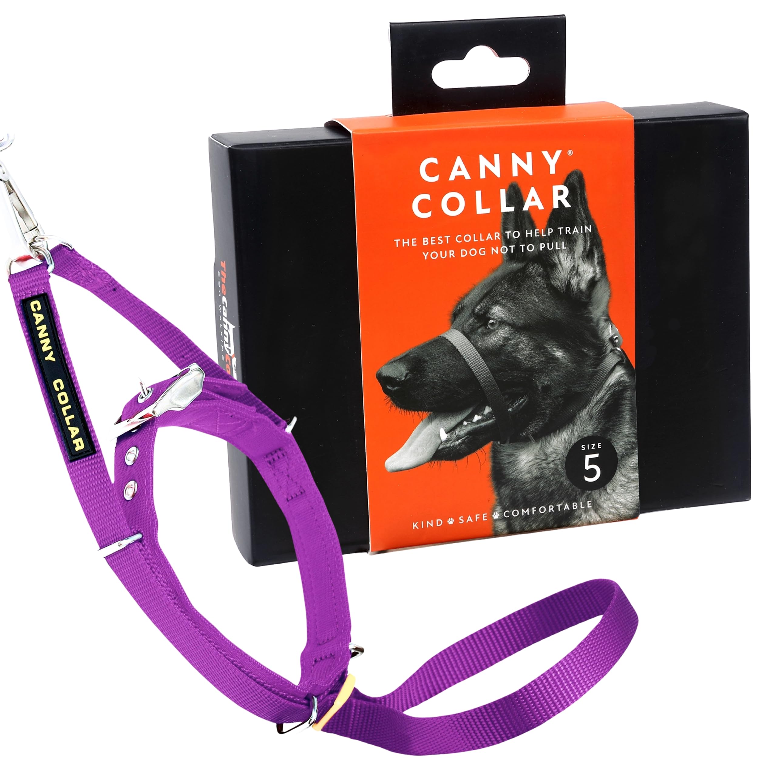 Licol de dressage anti-traction Canny Collar violet taille 5 pour l'éducation canine