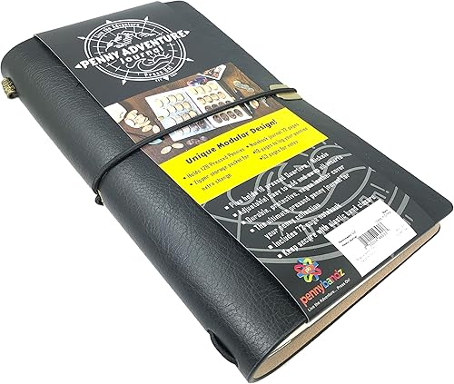 Miniatura 5 de Pennybandz El Penny Journal tiene capacidad para 146 monedas, el mejor libro de colección de recuerdos para tu colección de monedas con capacidad