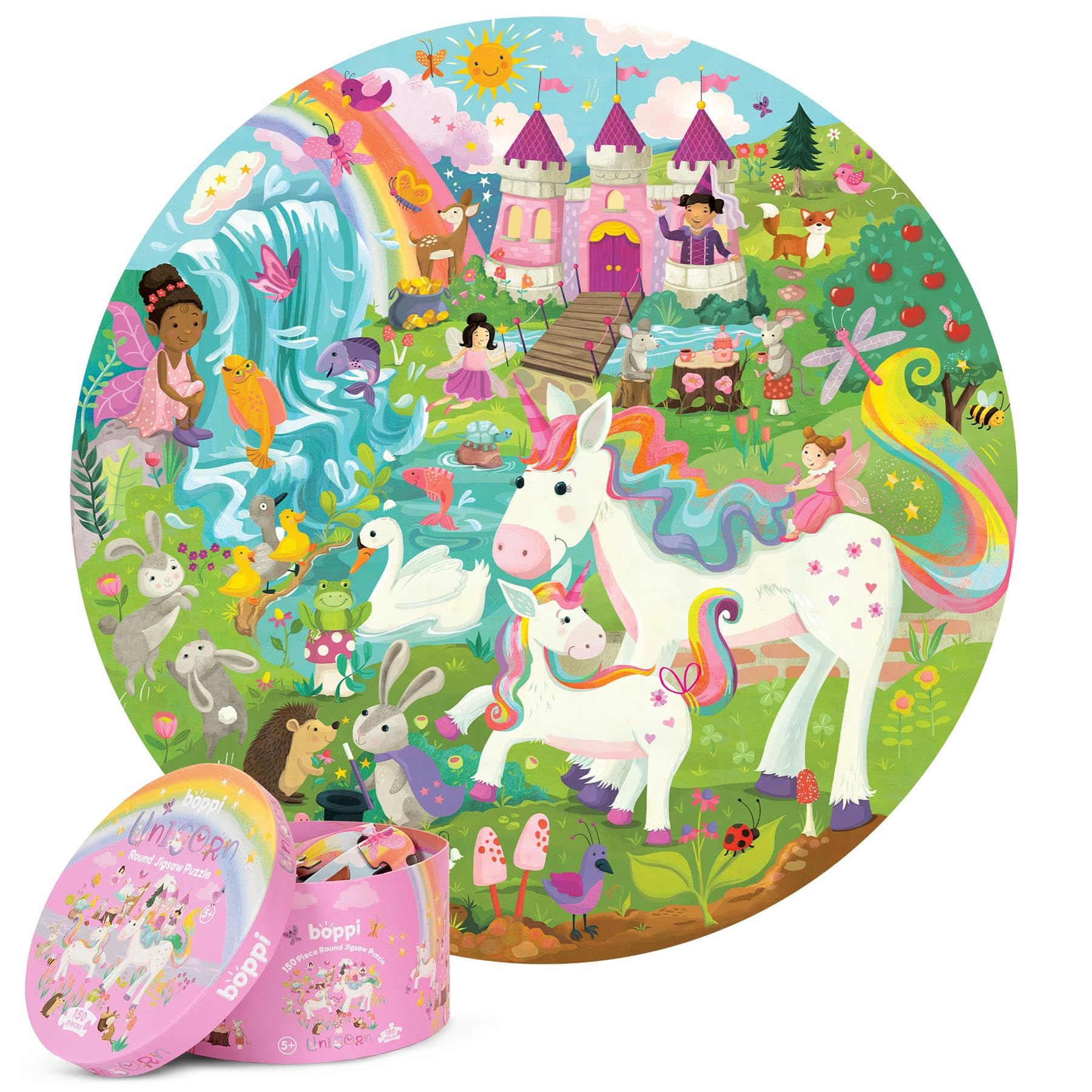 Amazon.com: Unicorn Jigsaw Puzzle for Kids Ages 5-8 - 150 Piece