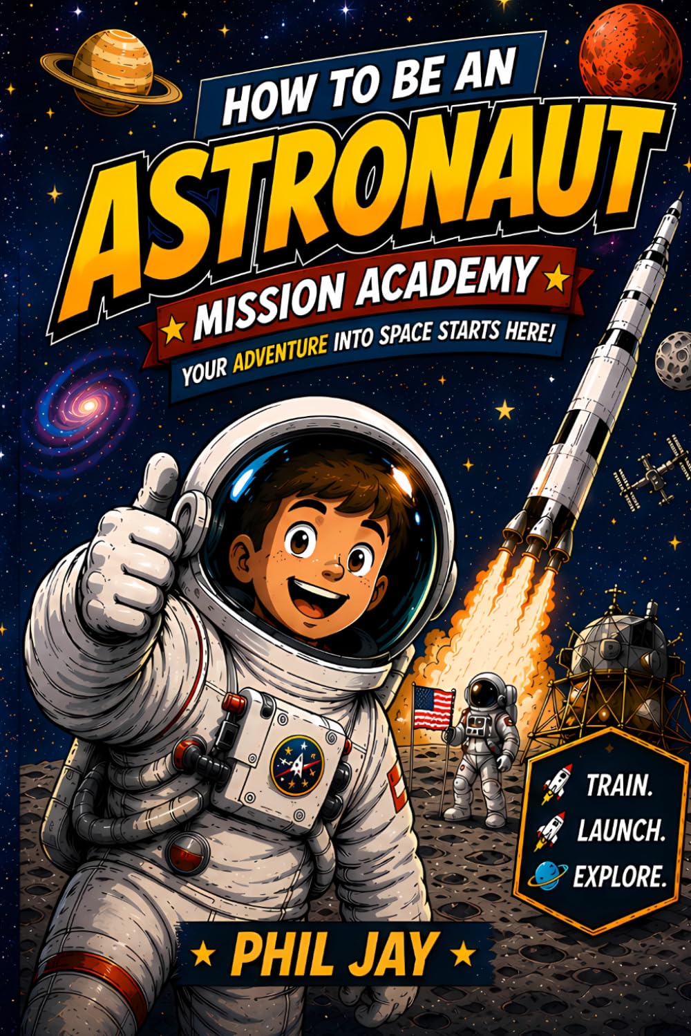 How To Be An Astronaut Mission Academy: A Comic Adventure Through Rockets, Planets, Moon Missions, the ISS and a Journey to Mars