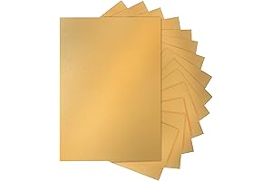 28 Sheets Gold Card Stock Paper, Shimmer Metallic Paper for DIY Cards Making