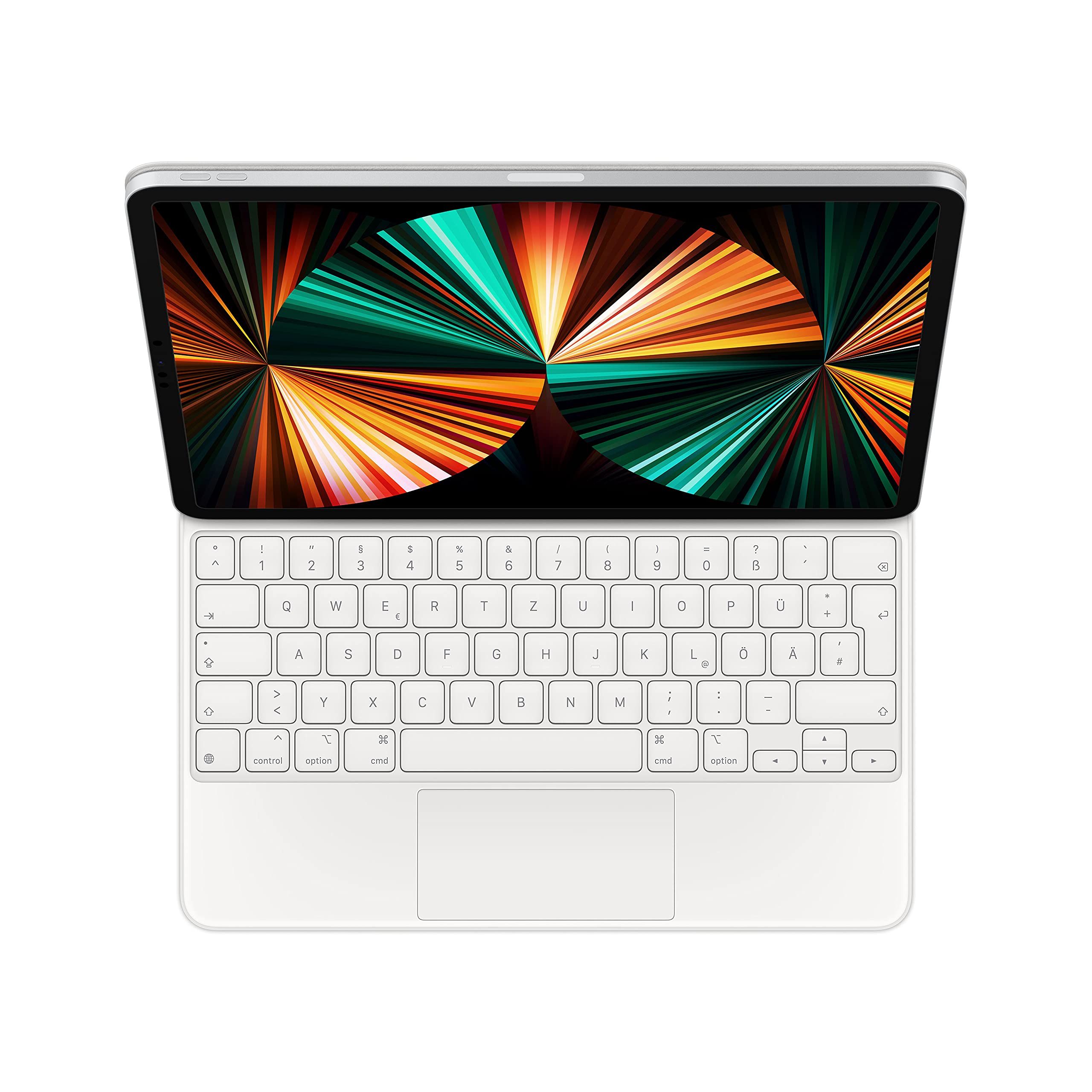 Apple Magic Keyboard (for 12.9-inch iPad Pro - 5th generation) - German - White