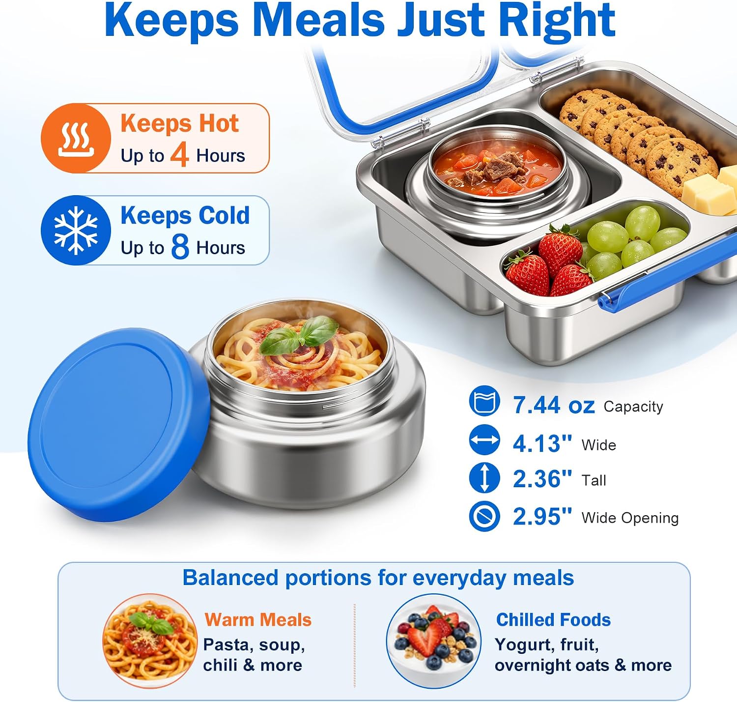Pawtong Stainless Steel Bento Box Kids