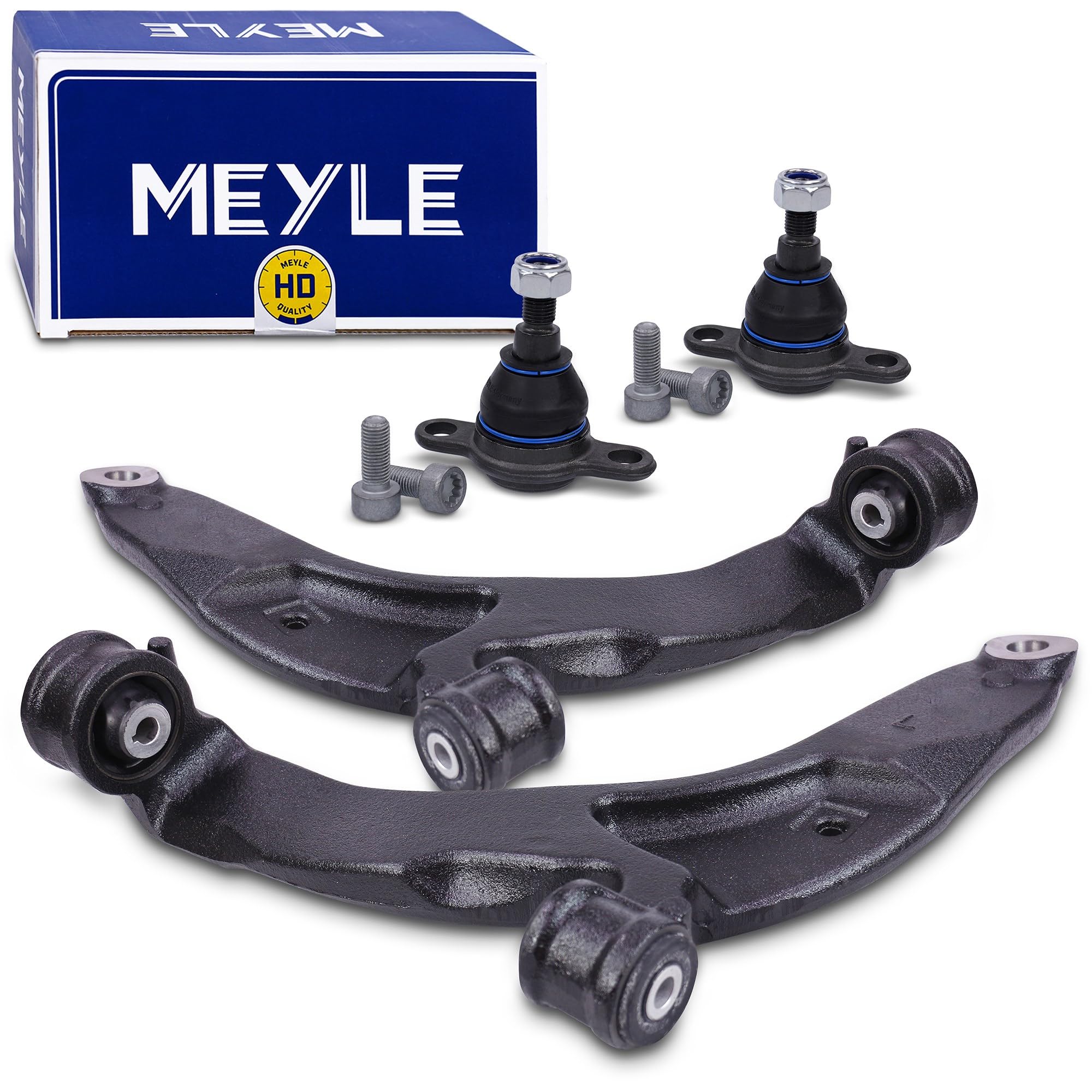 ATEC Germany 2x bras de suspension avant + 2x rotules de suspension Compatible avec VW MULTIVAN T5,MULTIVAN T6,TRANSPORTER T5,TRANSPORTER T6
