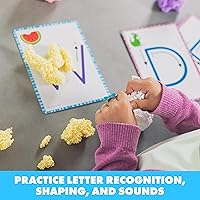 Vista 4 de Educational Insights set alfabético para aprender y hacer formas con espumas