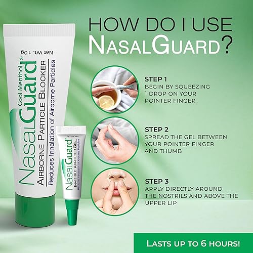 Miniatura 5 de Airborne - Gel bloqueador de partículas para los amantes de las mascotas, ayuda a reducir la inhalación de pelo de mascotas, caspa y alérgenos, sin