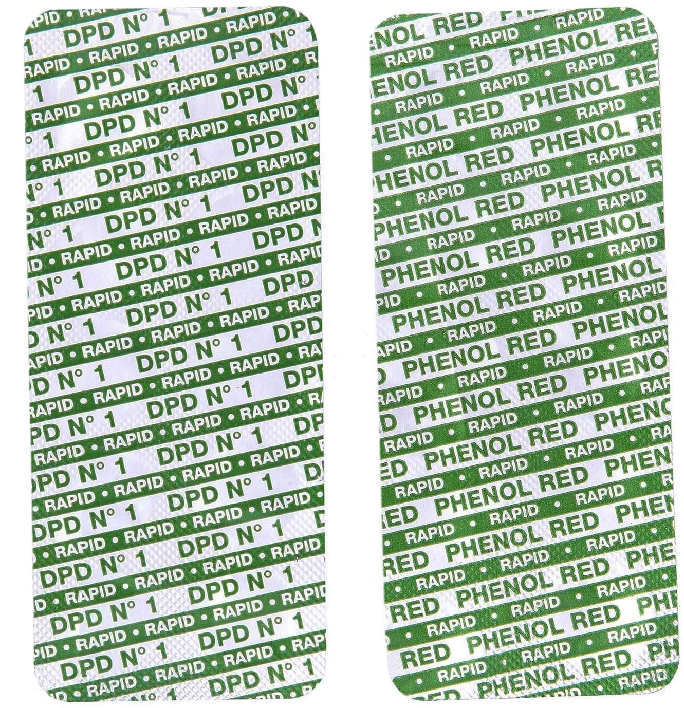 smardy Probador Kit - 240 Pastillas de Prueba Rápida para Agua Potable, Acuario, Piscina - 120 Phenol Red (Valor de PH) y 120 DPD1 (Cloro libre, Bromo) & 1x Medidor de Agua & Caja de Almacenamiento