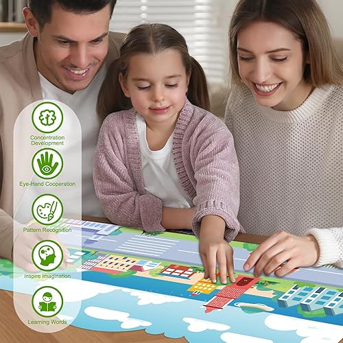 Miniatura 5 de Libros de calcomanías portátiles de gelatina para niños de 2 a 4 años, libro de calcomanías reutilizables para niños pequeños, libro silencioso