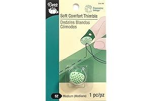 Enjoy Effortless Quilting: Dritz Soft Comfort Thimble for Hand Quilting