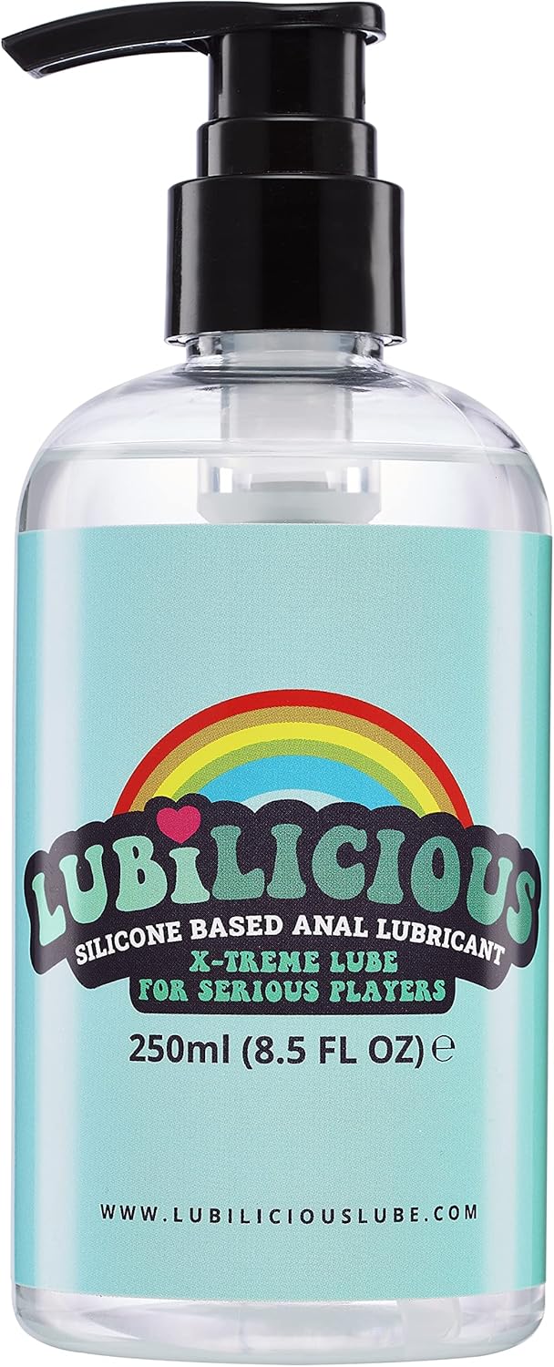Lubilicious Super Silky Silicone Based Lube 8 oz– Premium Personal Lubricant – Long-Lasting Silicone Lube for Smooth Application – Discreet Lubricants for Privacy