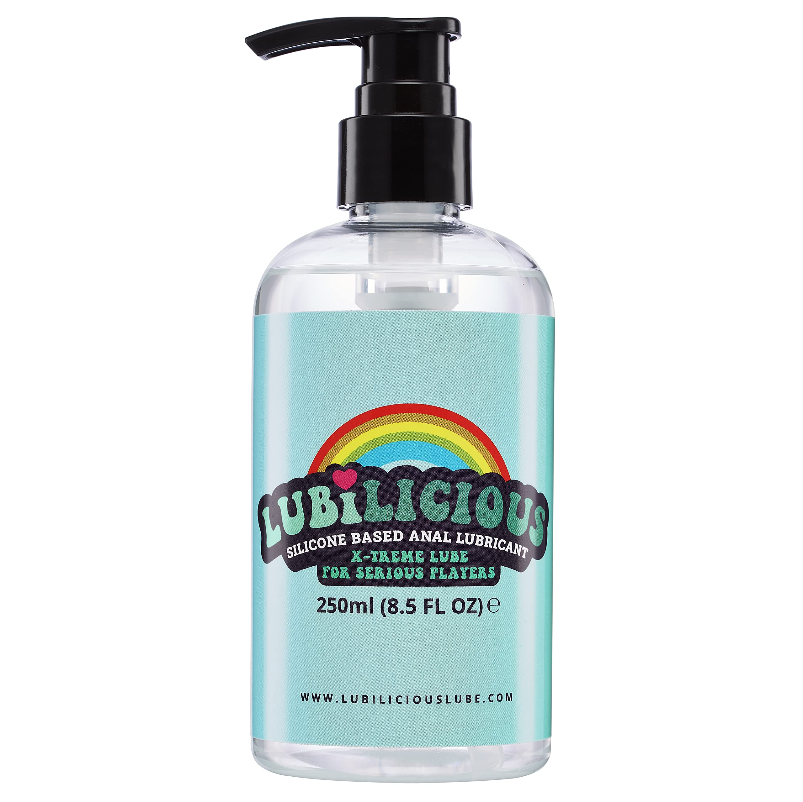 Lubilicious Super Silky Silicone Based Lube 8 oz– Premium Personal Lubricant – Long-Lasting Silicone Lube for Smooth Application – Discreet Lubricants for Privacy