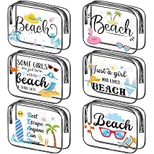 Makeup Bags Gifts for Women Teacher Beach Cruise Swim, Beach Style