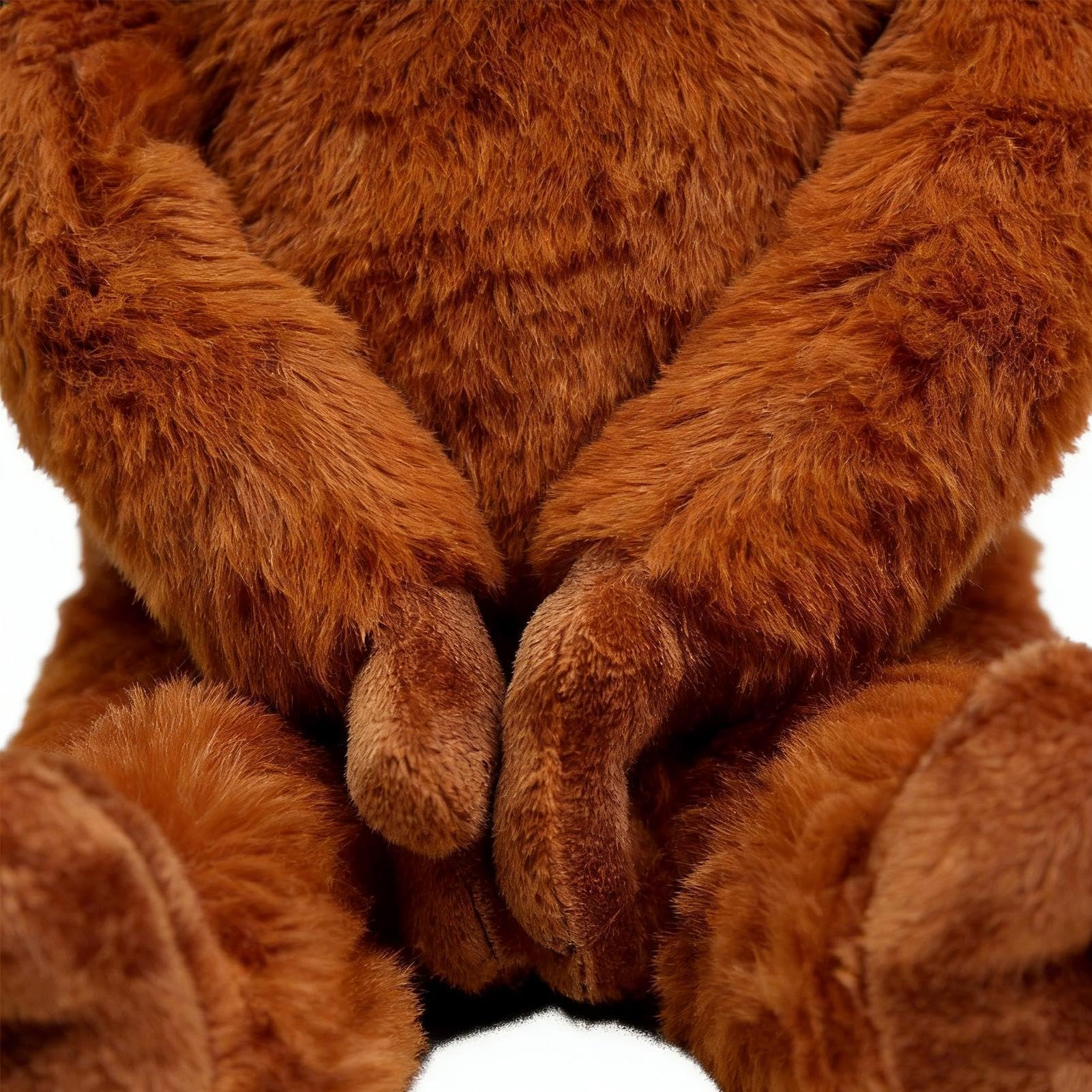 Genérico Mono De Peluche - Diseño Realista con Manos Largas, Muñeco De Peluche De 36cm, 110g De Peso + Marco De 14.2 Pulgadas, Fibra Sintética Suave Premium - para Salones & Día del Niño