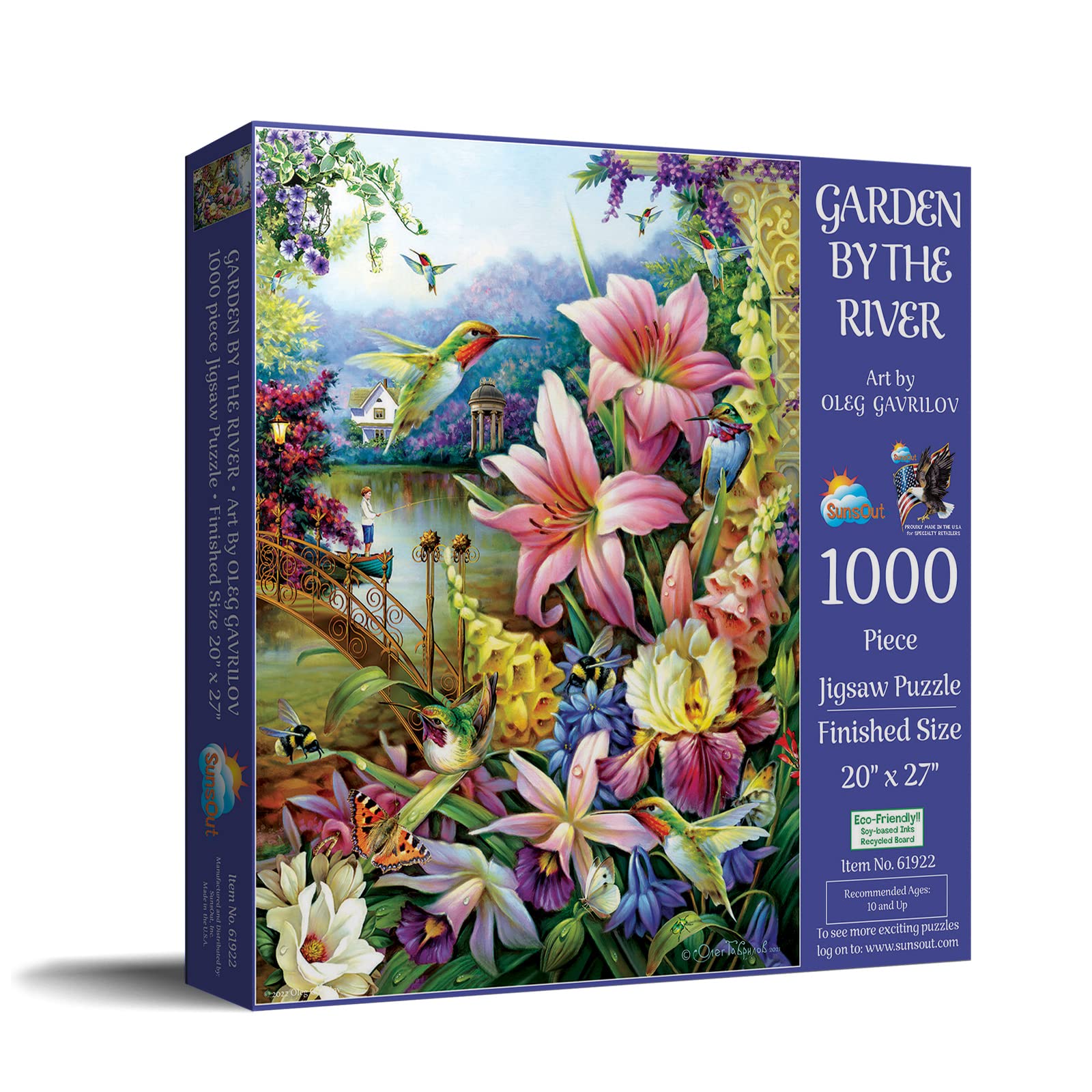 Amazon.co.jp: SUNSOUT INC - Garden by The River - 1000ピース