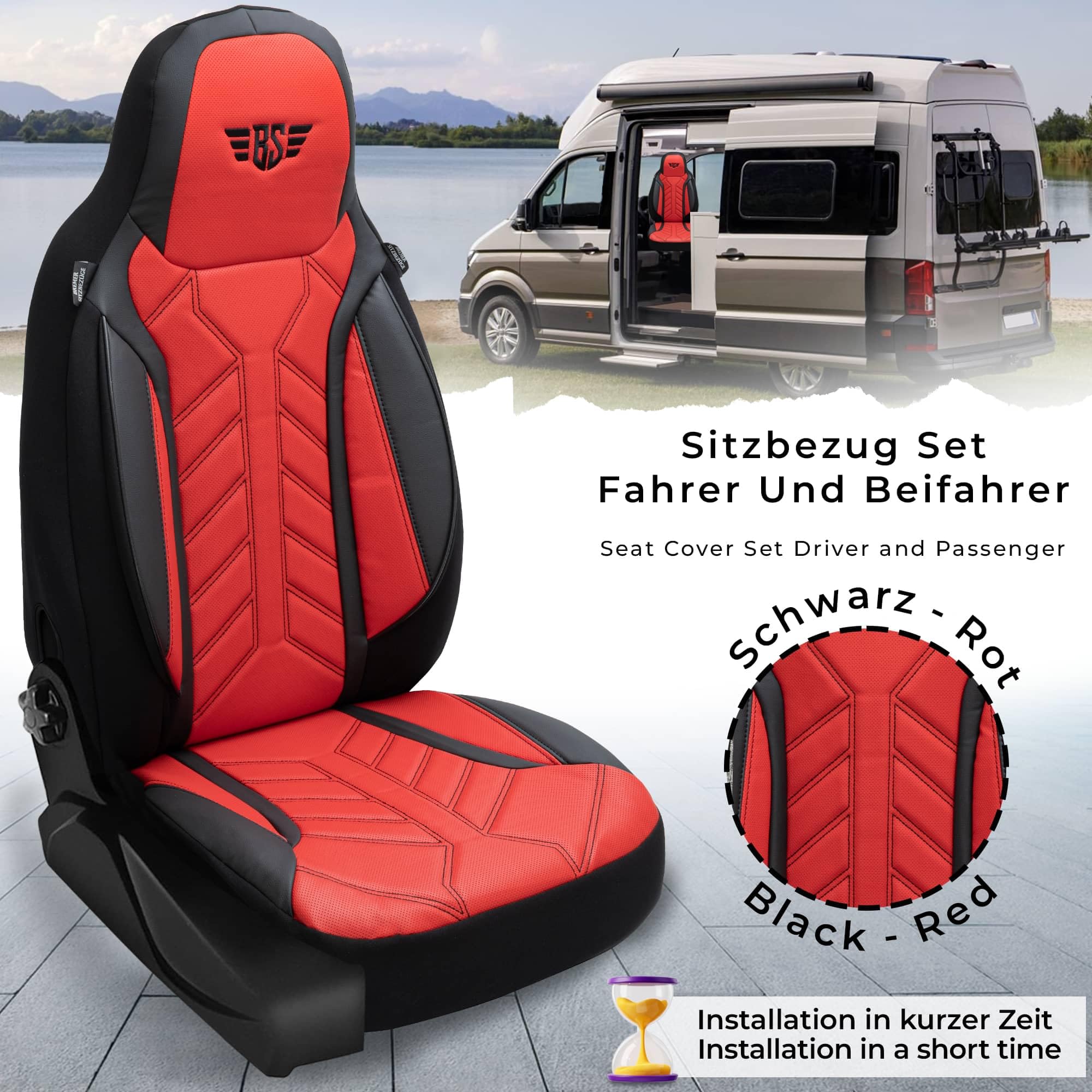 BREMER SITZBEZÜGE Housses de siège pour Camping-Car Challenger Mageo DPL502