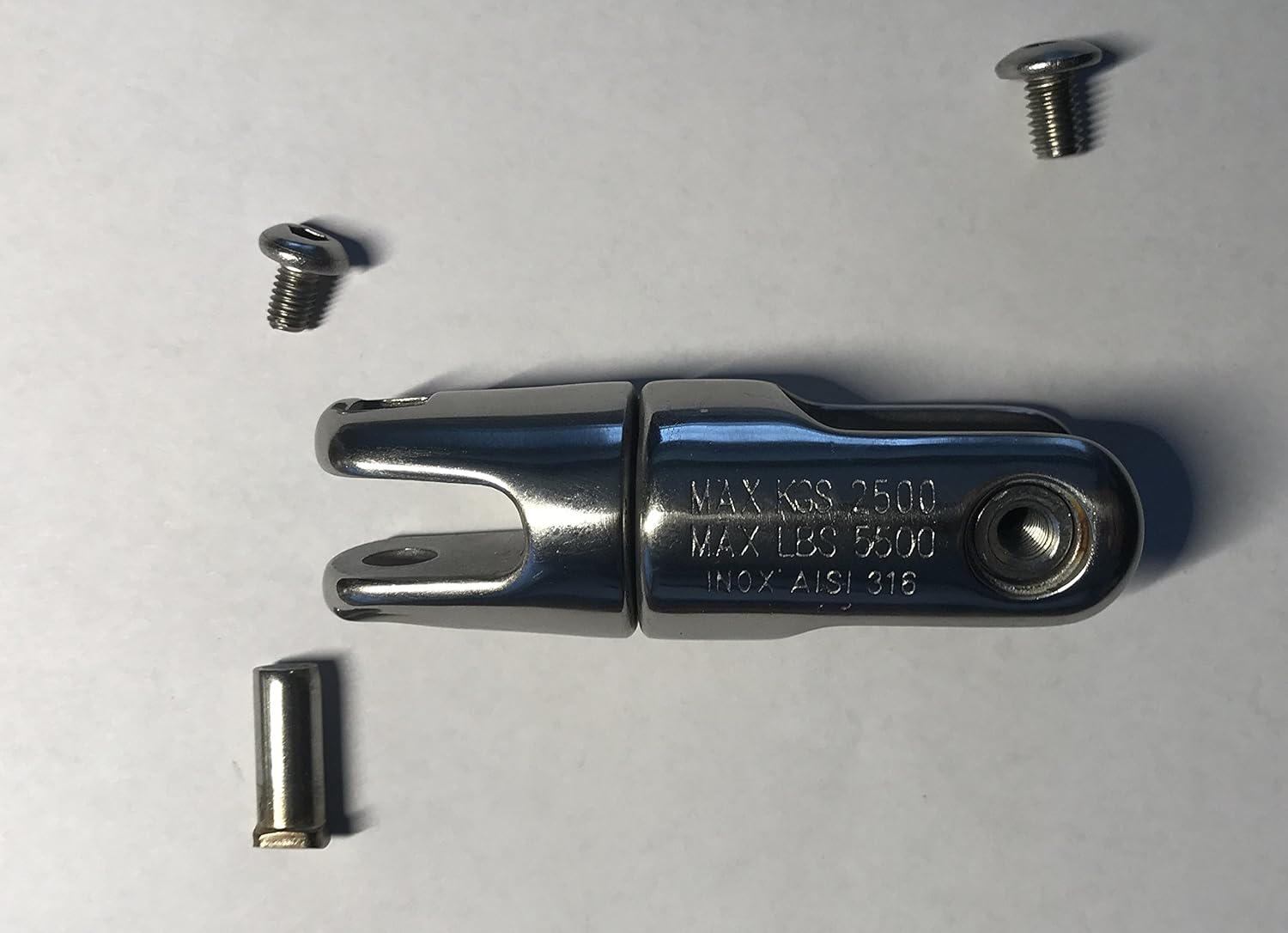 US Stainless Stainless Steel 316 Anchor Swivel Connector 5/16" or 8mm Marine Grade - Image 7