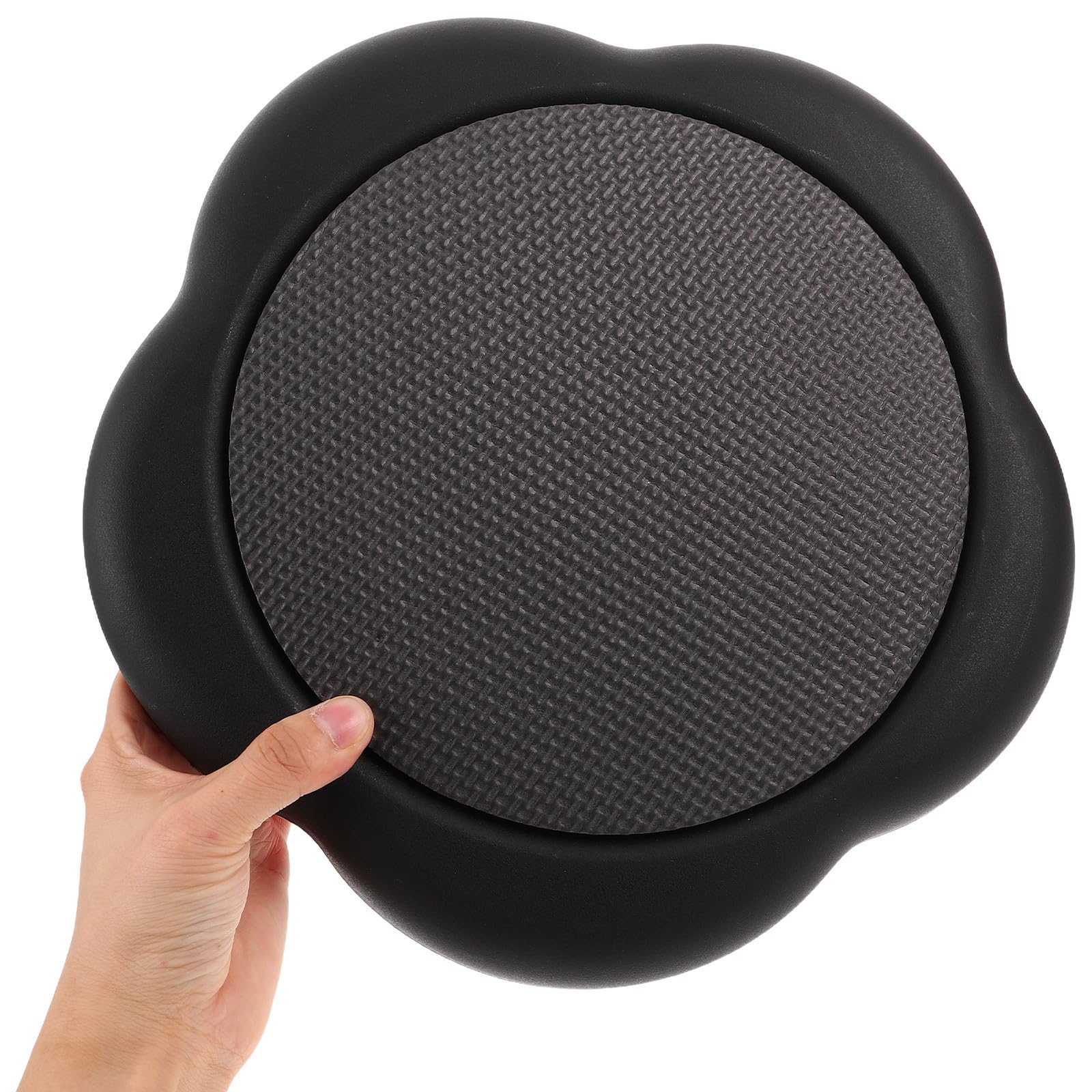 Rodillo Abdominal de Cinco Ruedas con Forma de Flor para Entrenamiento | Plástico Negro, Uso en Casa, Enfoque Preciso del Abdomen y Estabilidad del Core