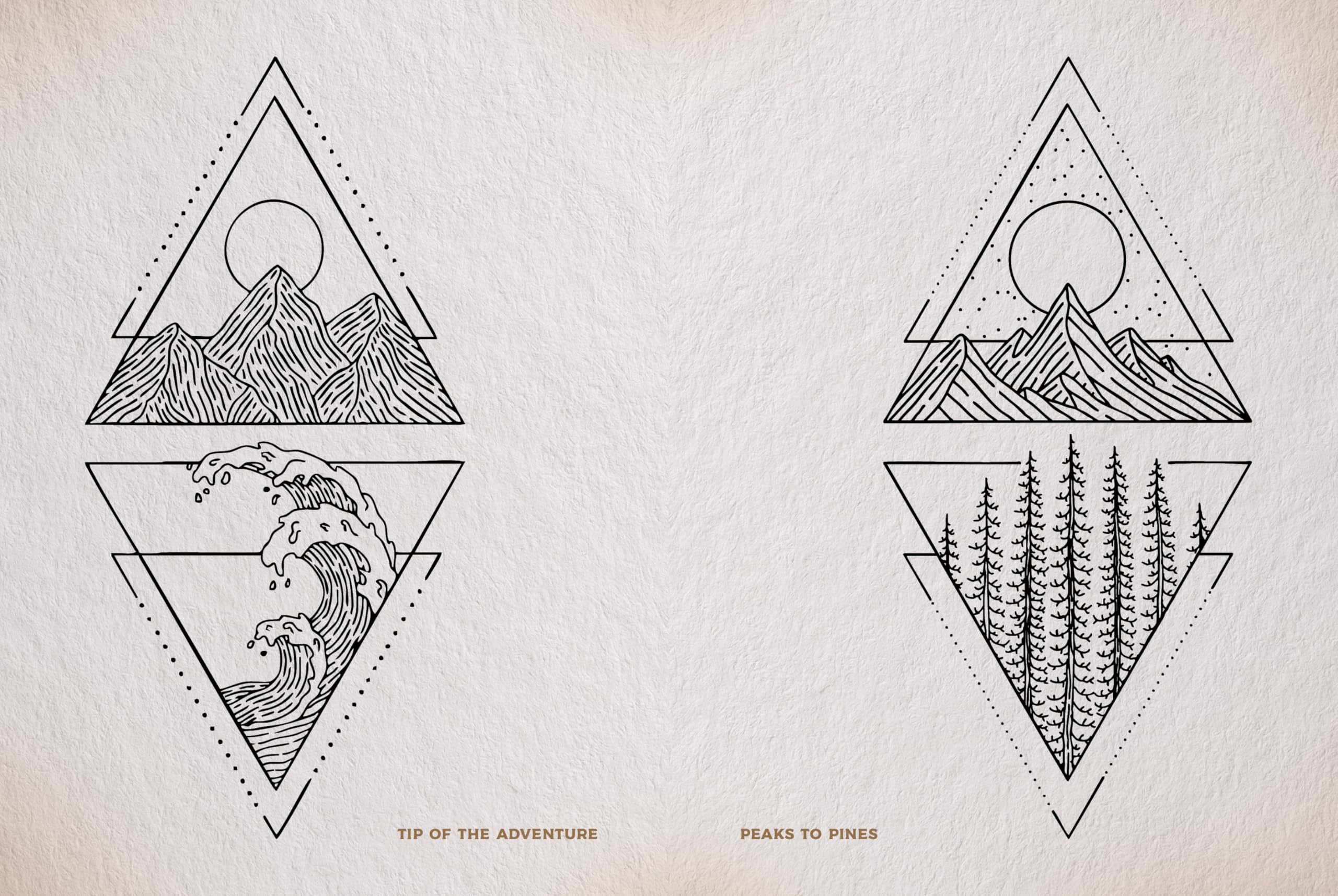 Wanderlust Ink: 300 Fine Line Tattoo Designs Inspired by Nature and Life on the Road