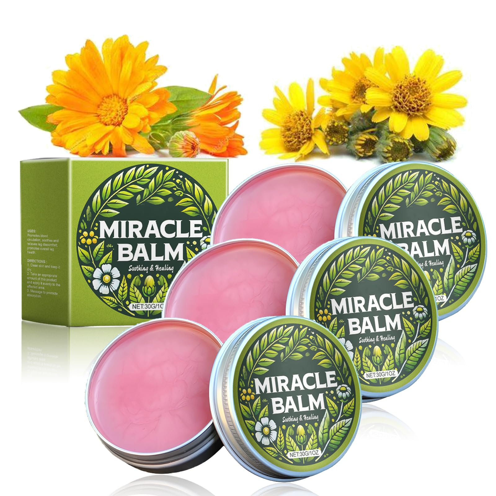 Miracle Balm, Balm Soothing Joint Cream for All External Parts of The Body Such as The Back, Hands, Feet, You Feel Relaxed and Comfortable (3)