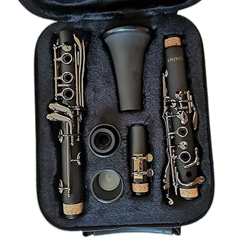Amazon | KAYATA B フラットクラリネット、学生ブラックニッケル