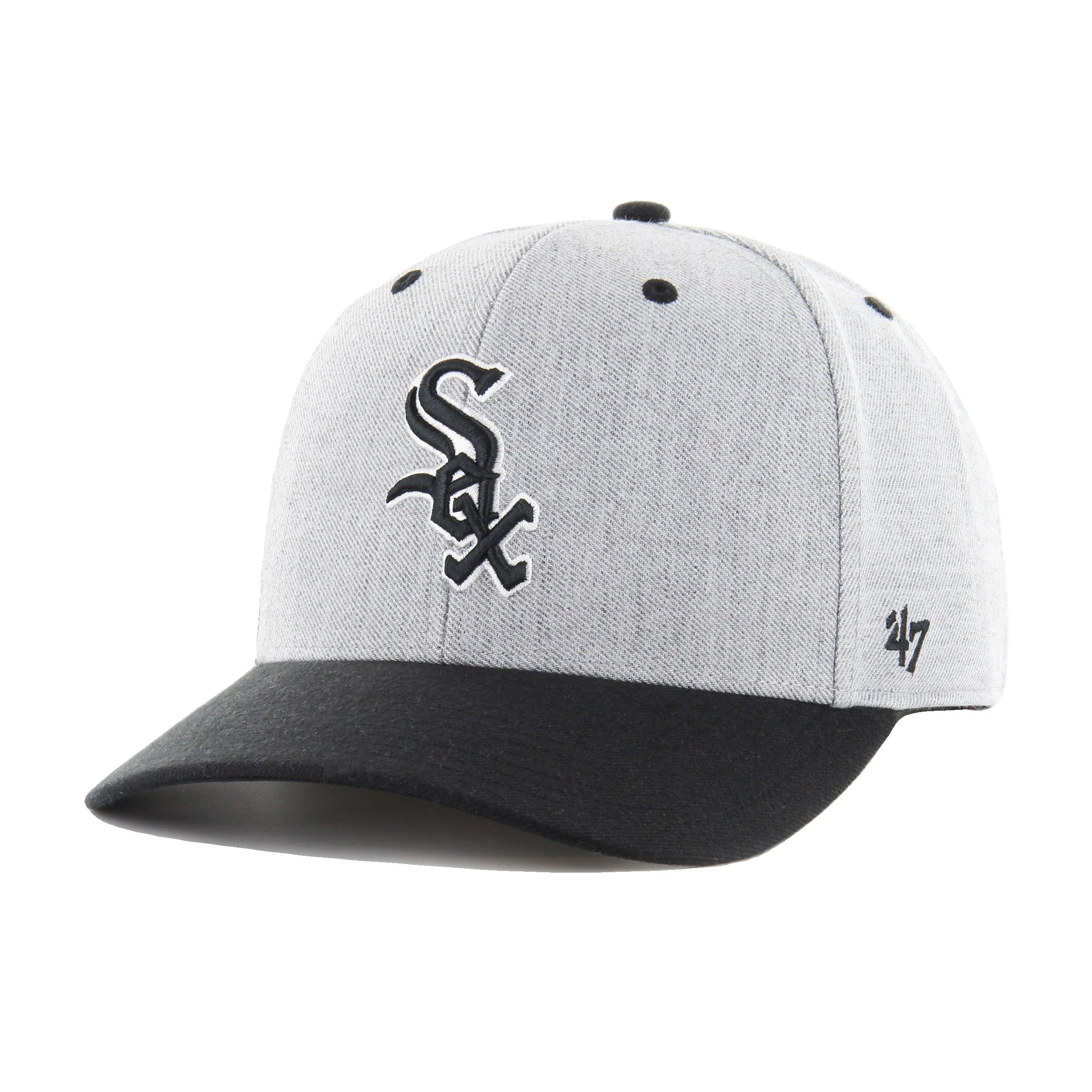 Men's Grey 47 Brand Snapback Cap - Storm Cloud Chicago White Sox
