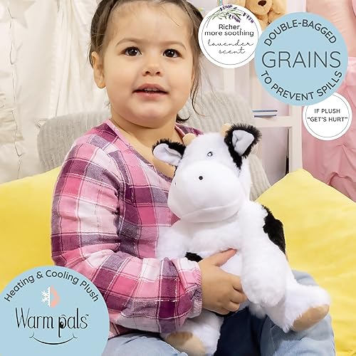 Miniatura 8 de 1i4 Group Warm Pals - Vaca de las tierras altas  Juguetes de peluche con aroma a lavanda  Animal de peluche refrescante para dormir