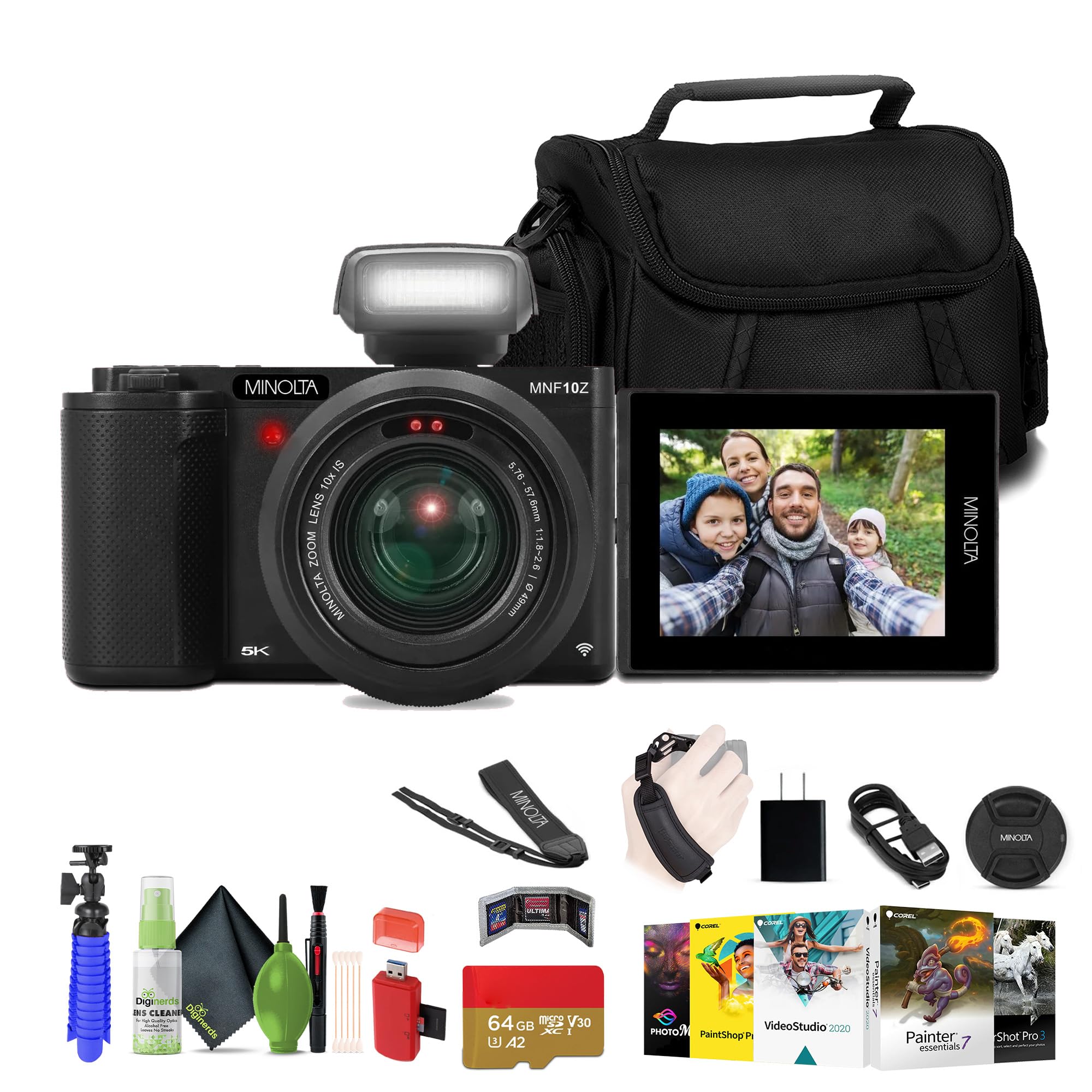 Amazon.com : Minolta MNF10Z 72MP Digital Camera with 10x Optical