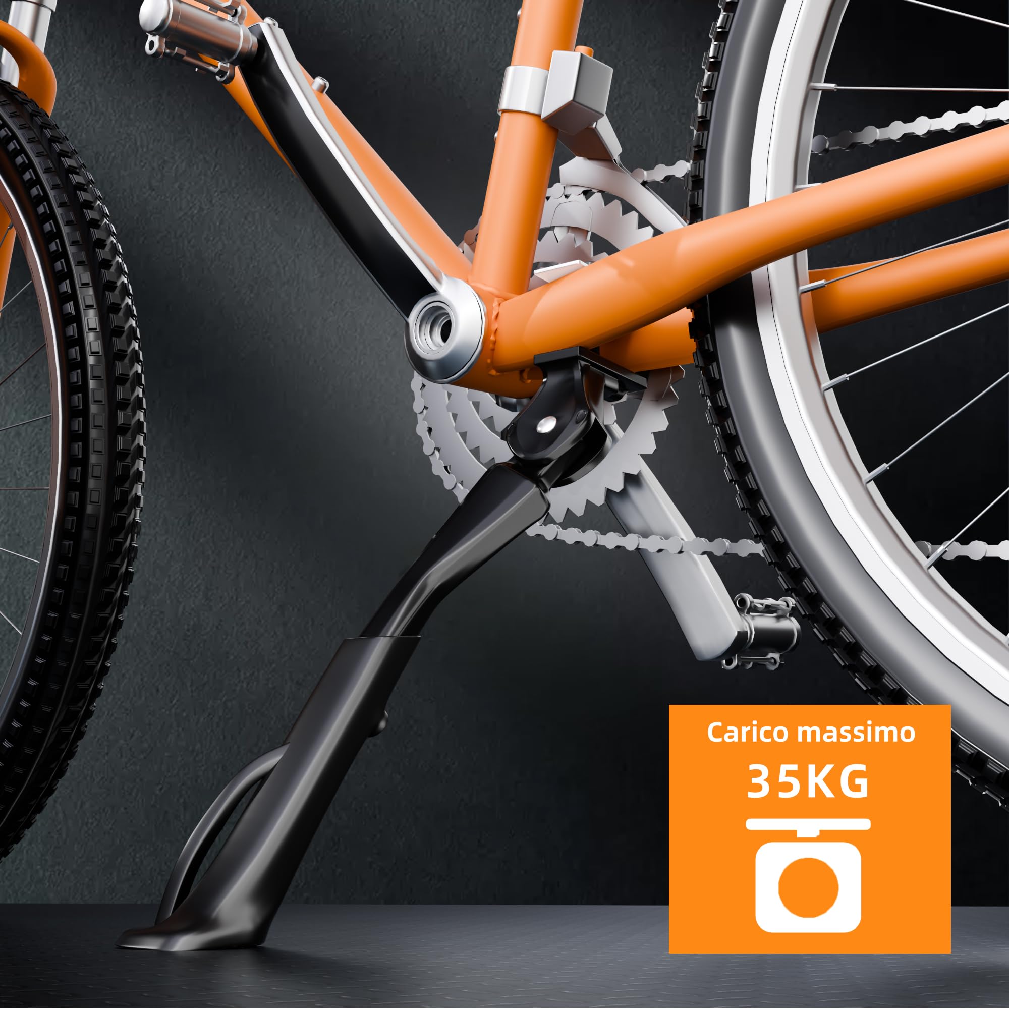 Cavalletto per Bicicletta, Montaggio Centrale per Biciclette/Universale Bicicletta Cavalletto, Cavalletto per Bici da 26 a 29 Pollici, Cavalletti per Bici Regolabili