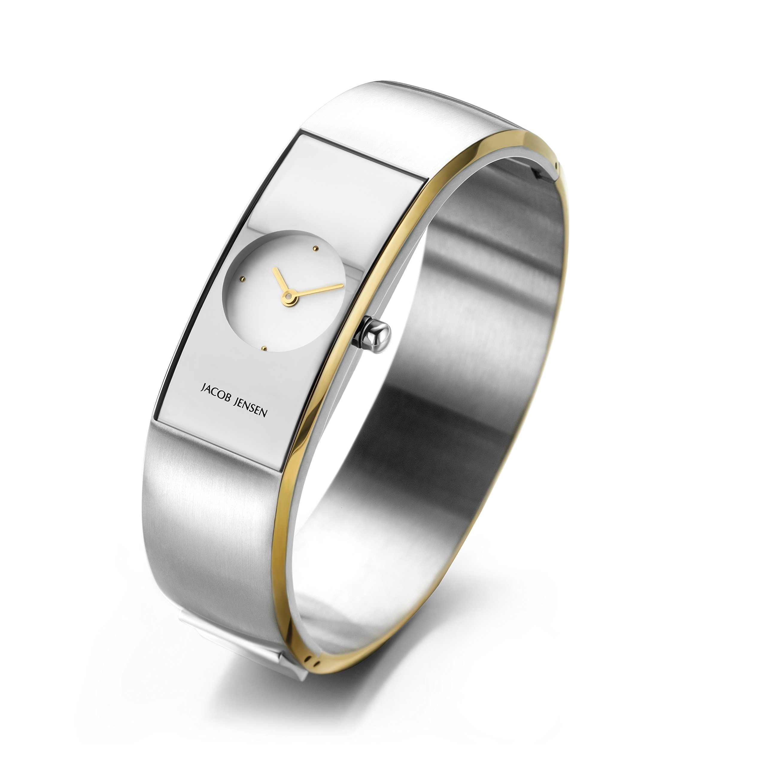 Jacob Jensen DamenArmbanduhr Analog Quarz Edelstahl 481
