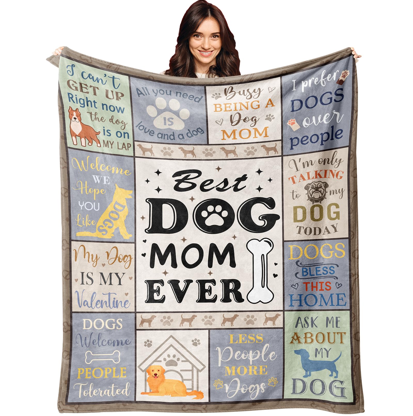 XALAZY Dog Mom Blanket