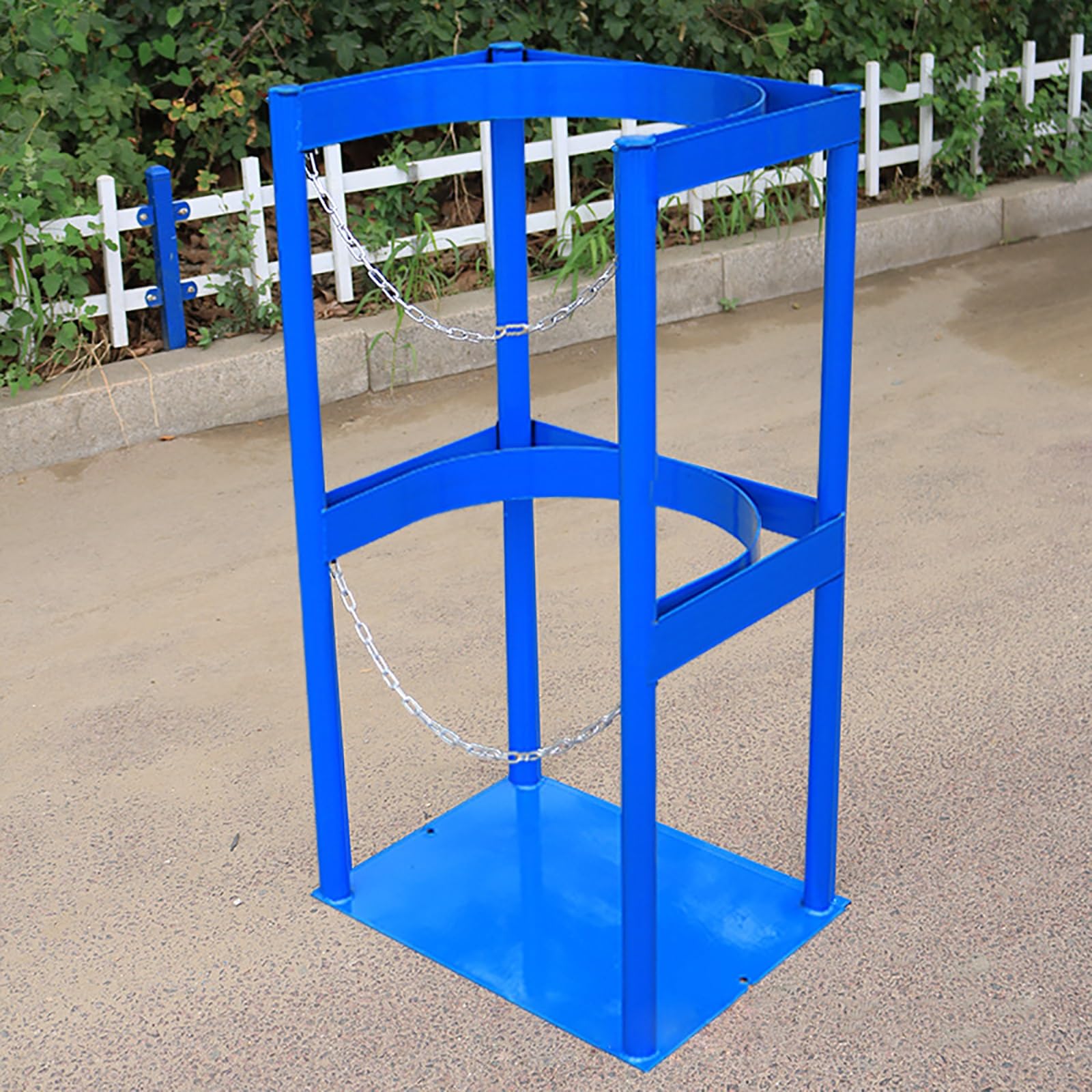 Bastidores cilindros compactos, bastidores cilindros alta resistencia, bastidores acero for almacenamiento tanques gas for fábricas, escuelas y hospitales, calibre 35 cm (13,7 pulgadas)(100x52x41cm(39