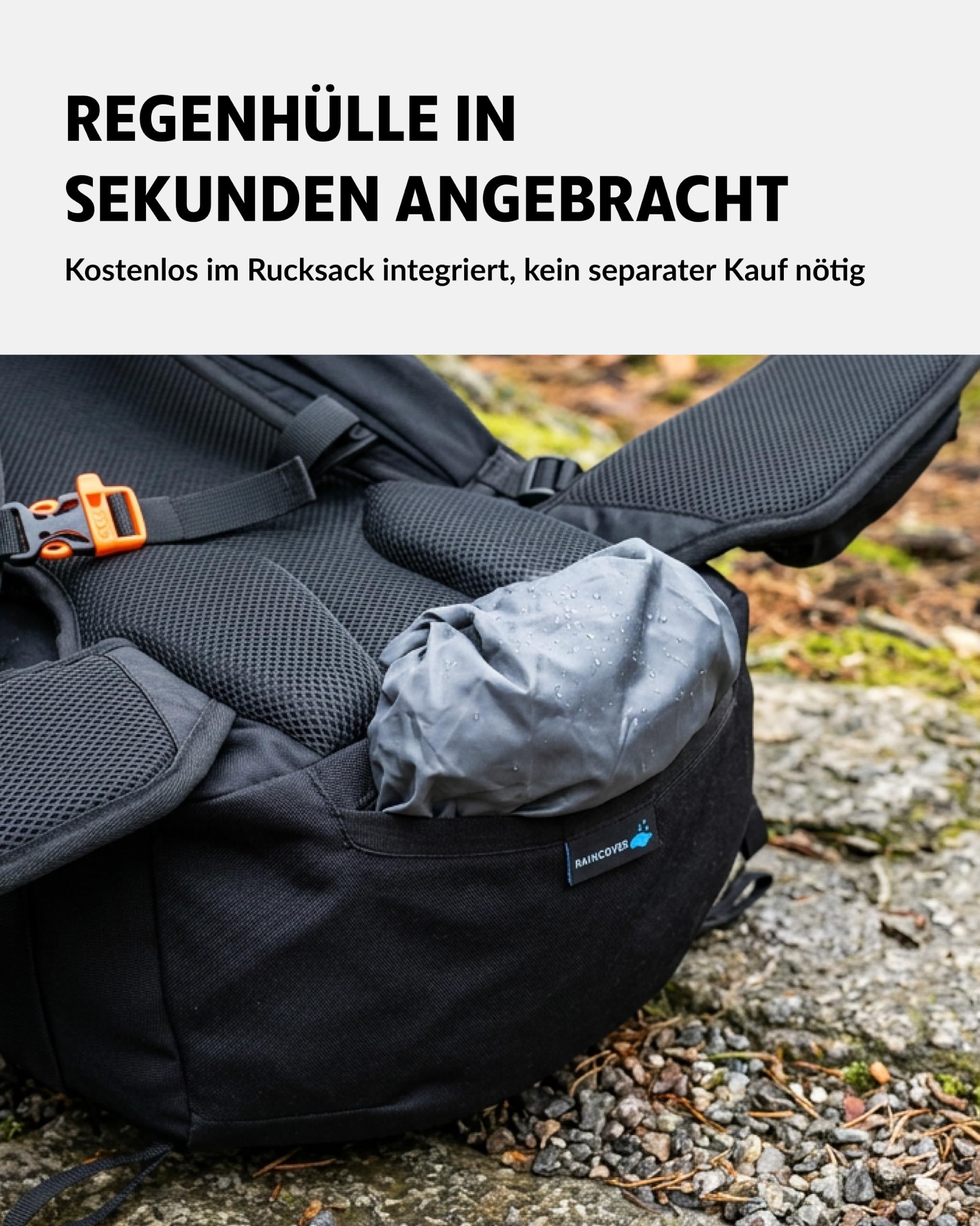 Terra Peak® Plecak turystyczny premium 30 l + 3 l (TORVA 30) dla kobiet i mężczyzn z wentylowanym grzbietem z siatki, pokrowcem przeciwdeszczowym i kieszenią na pokrywę, plecak trekkingowy z paskiem