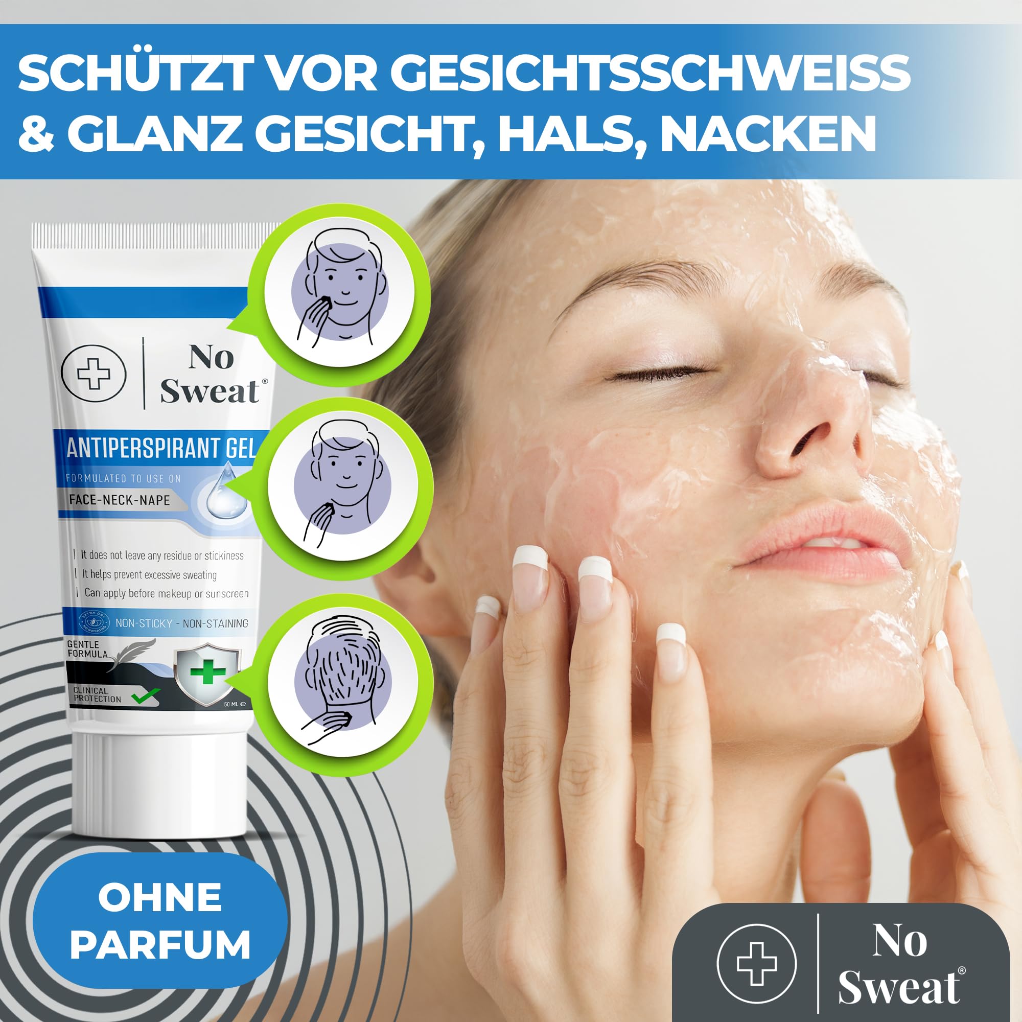 No Sweat® Anti Schweiß | Gel