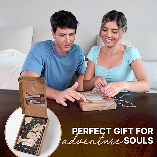 Miniatura 2 de Prazoli 3 en 1 libro de aventuras para parejas, diario de viaje y lista de deseos, bonitos regalos para mujeres y hombres, pareja  Cuaderno de viaje