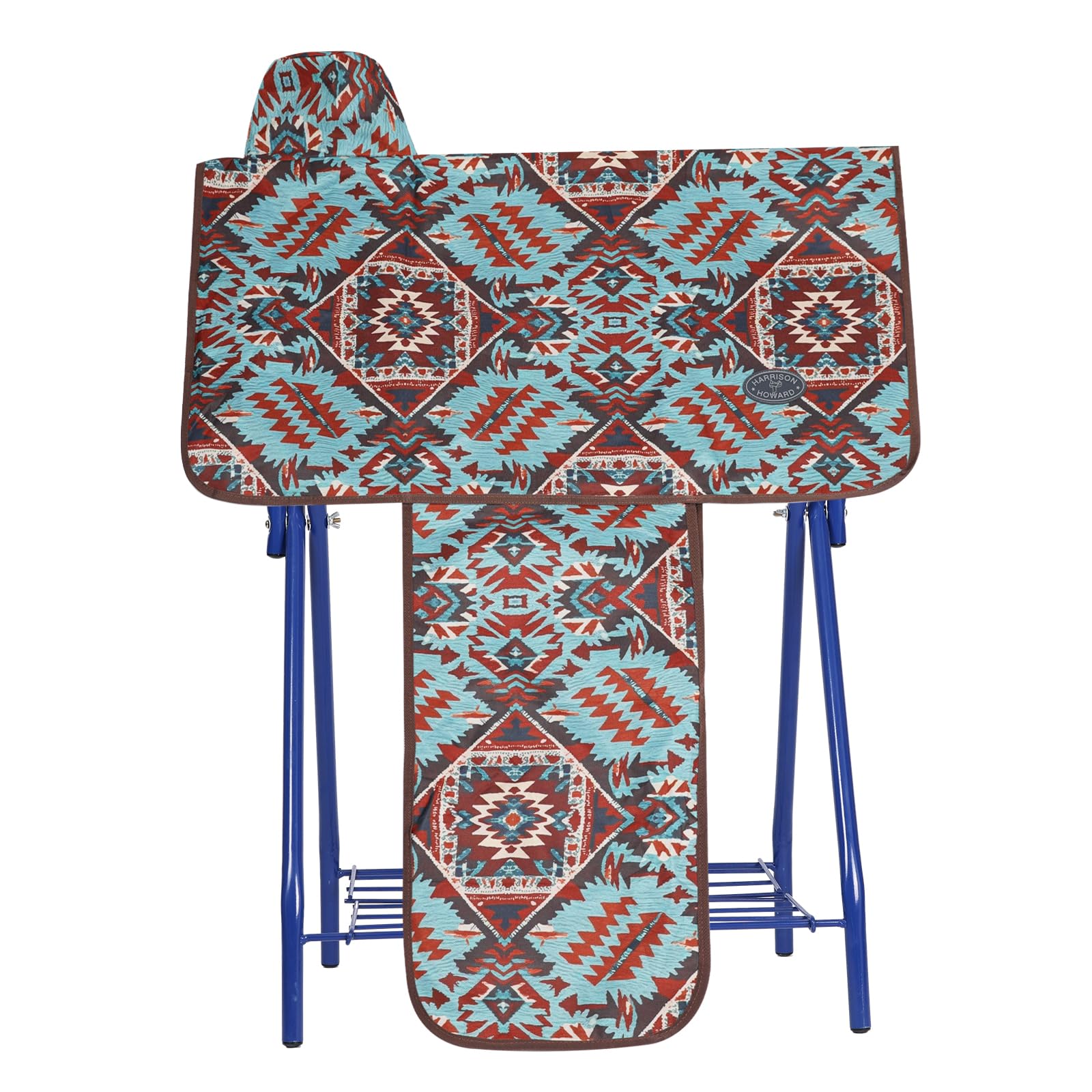 Harrison Howard Sturdy Waterproof Western Saddle Cover with Stylish Prints That Stand Out Keep Your Saddle in Pristine Condition Perfect for Showing or Riding Events-Aztec Plains