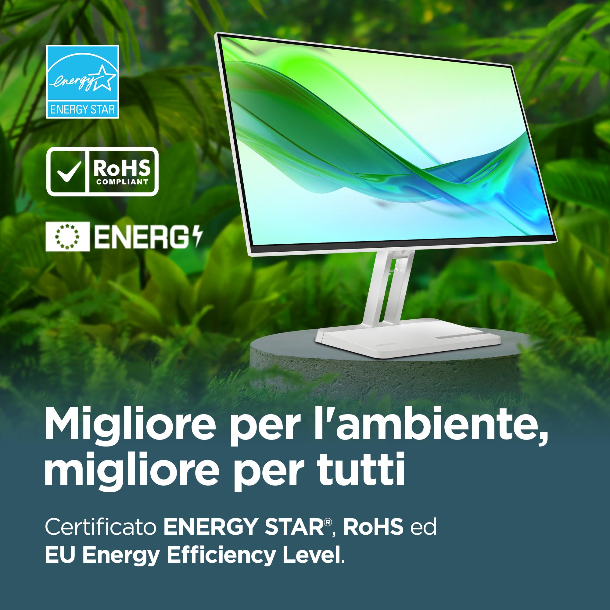 Lenovo L24-45 Monitor IPS 24" Full HD 144Hz 1ms HDMI VGA AMD FreeSync VESA 100x100mm