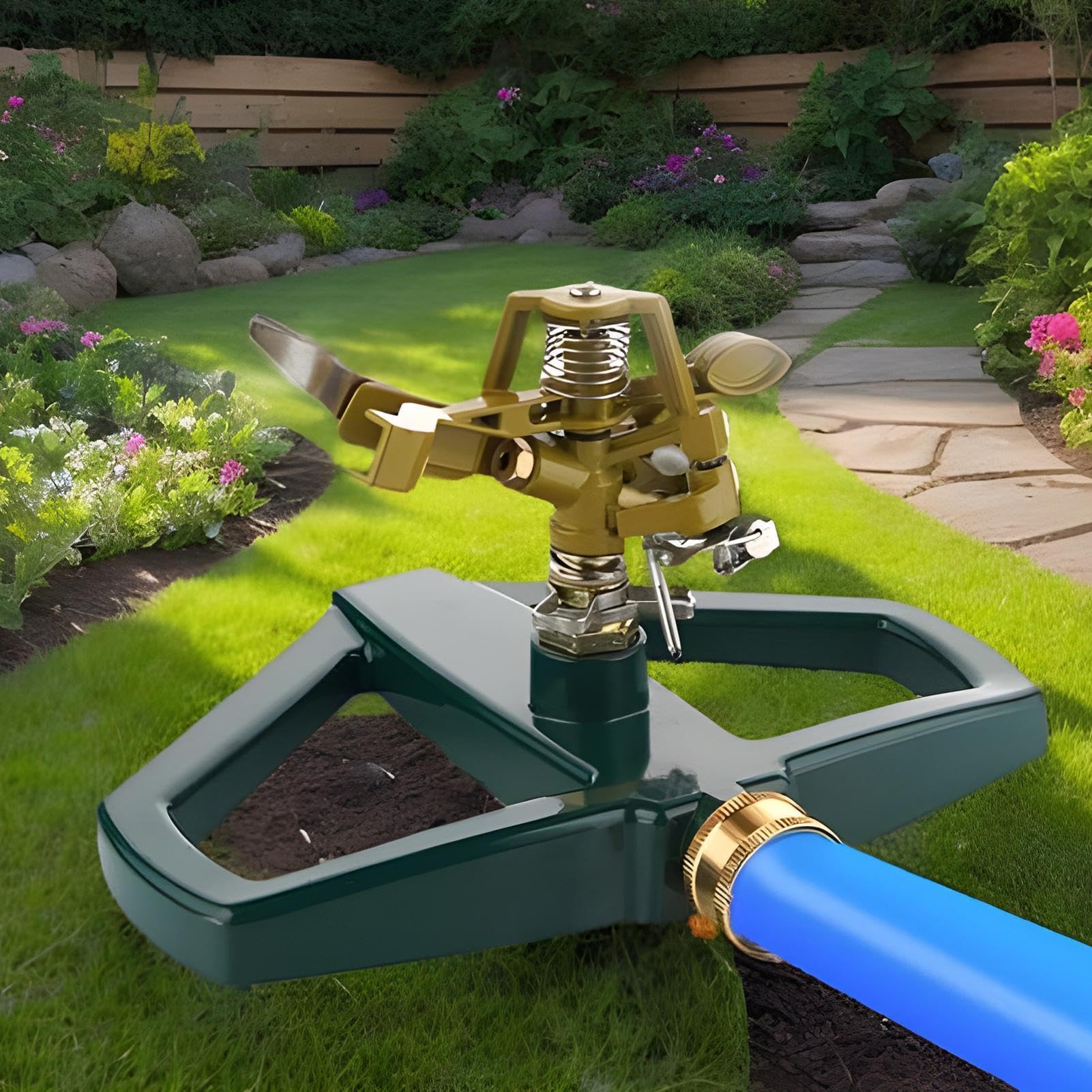 Arroseur À Eau par Aspersion Rotation Automatique Et Rotative À 360 Degrés
