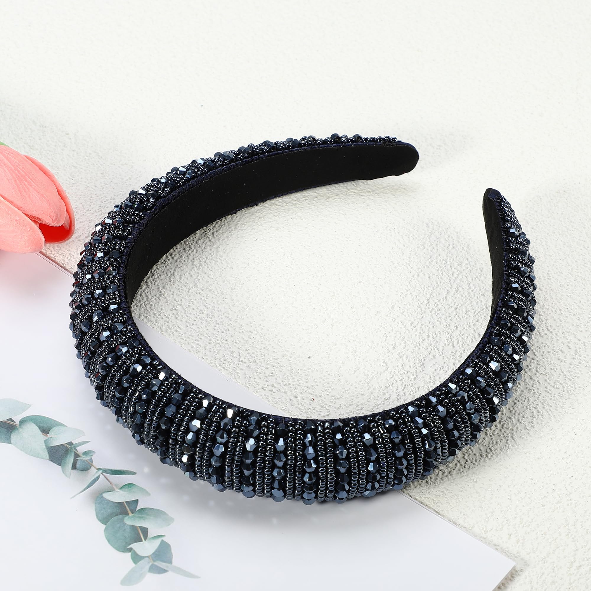 Amazon.com : VOCOSTE Crystal Headband, Rhinestone Hairband for